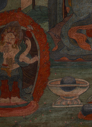 Historic Tibetan Buddhist Masters Artwork | Vintage Collectible