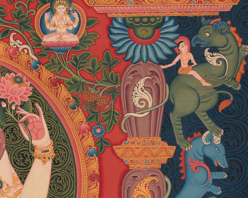 Chenresig Meditation| Thangka Art| Buddhist Art