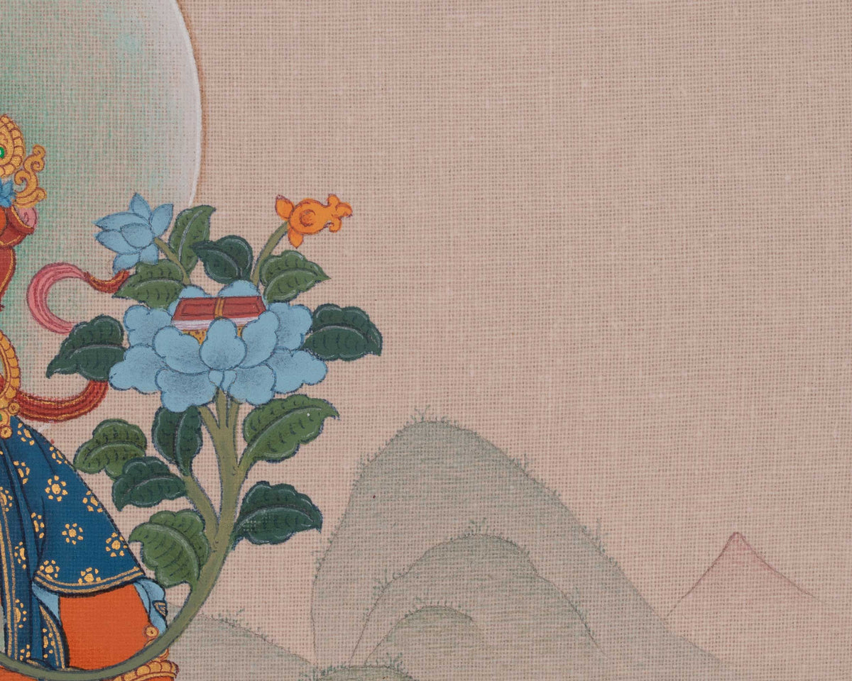 Manjushri Sacred Buddhist Art | Wisdom Deity | Vajrayana Buddhism