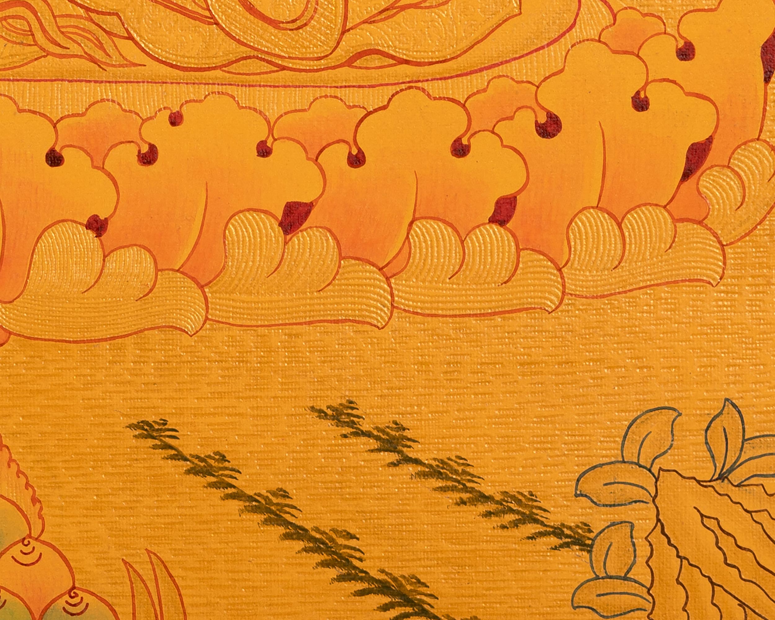 Vajrasattva Tibetan Thangka Painting | The Deity Who Purifies Karma and Restores Spiritual Clarity