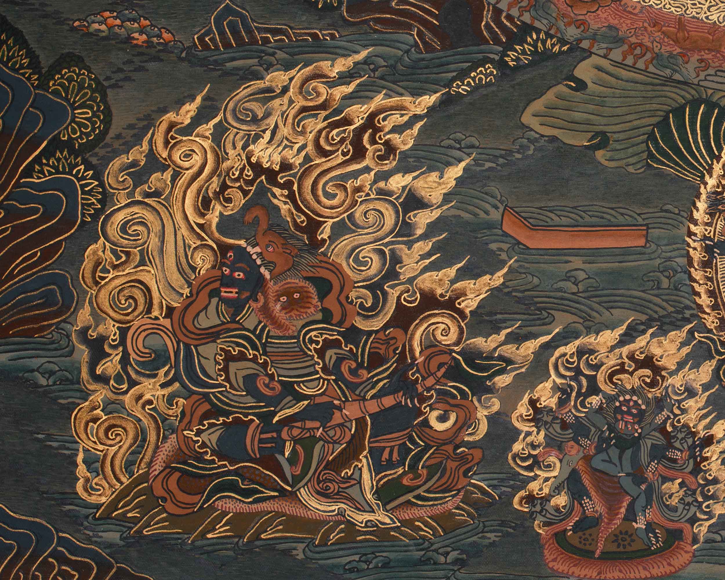 Sacred Buddha Mandala Artwork | Symbol of Enlightenment & Cosmic Balance