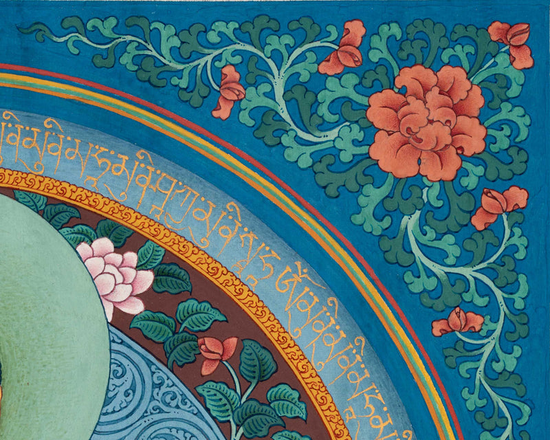 Unique Buddha Shakyamuni Mantra Mandala | A Collector's Masterpiece