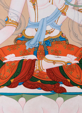 Wisdom and Compassion: Unveiling the Mystique of White Tara Thangka