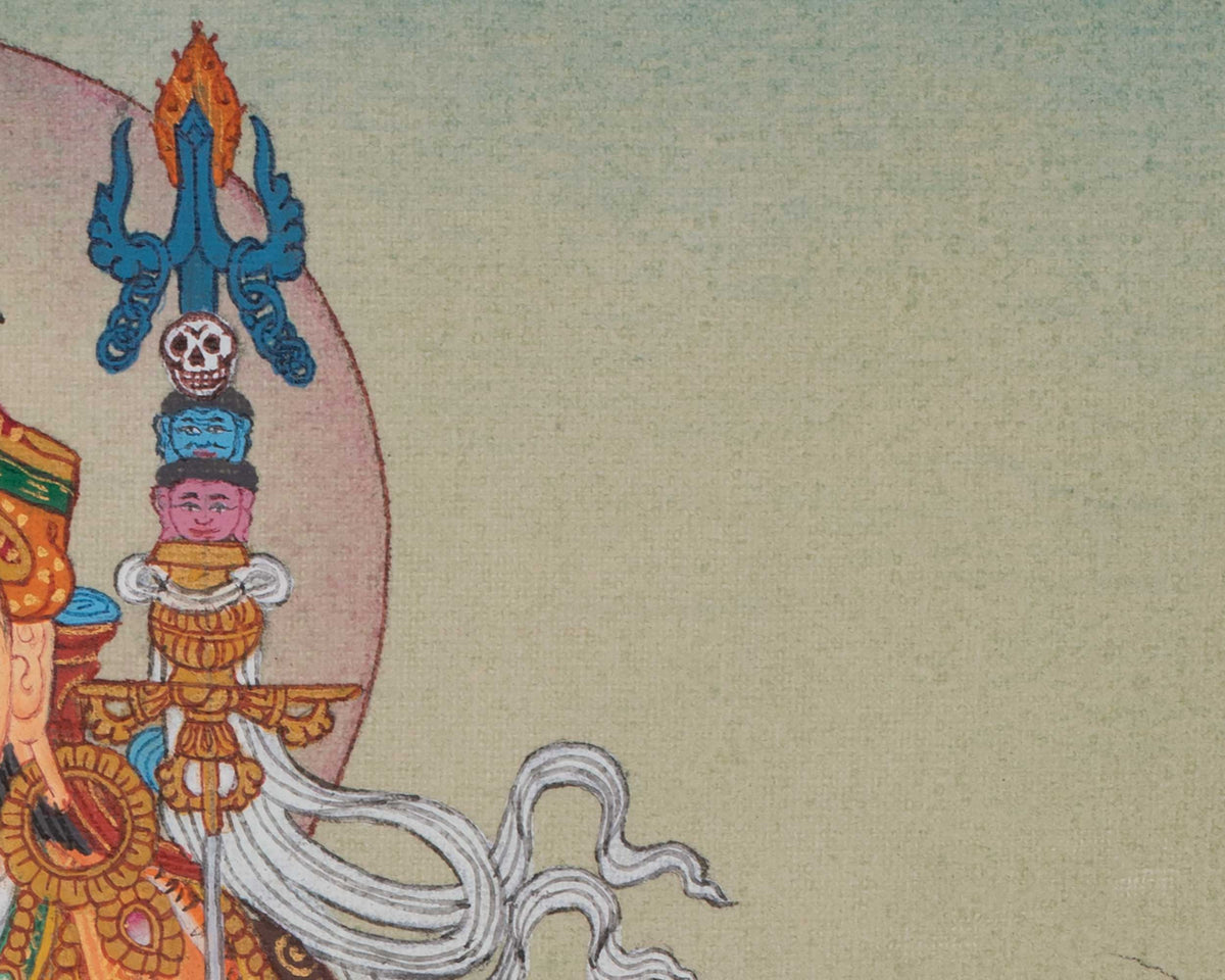 Guru Rinpoche Buddhist Wall Art | The Second Buddha | Lotus-Born Master