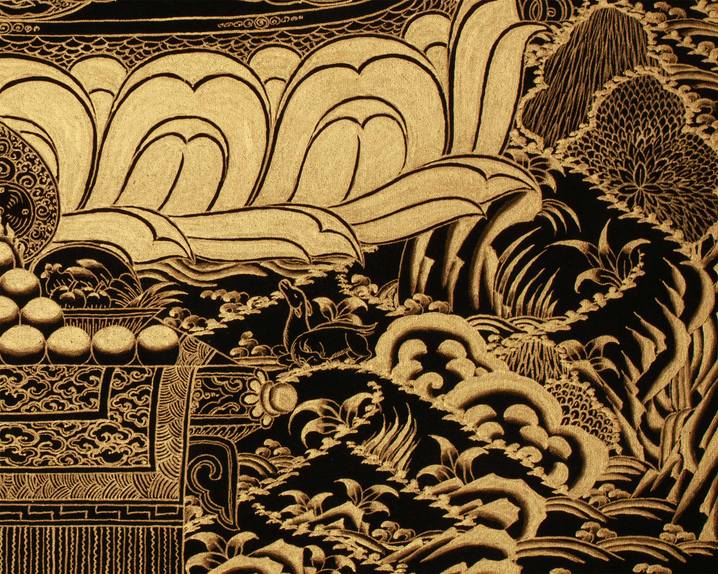 Tibetan Amitayus Buddha Thangka | Deity of Longevity and Infinite Life