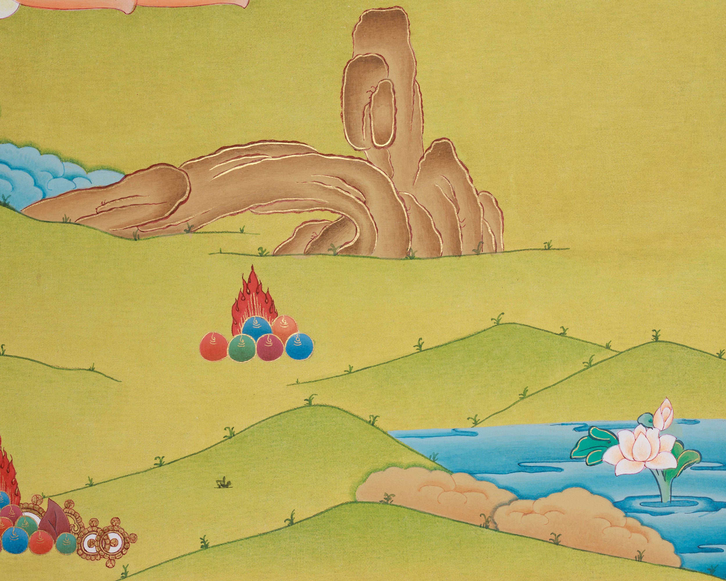 Female Buddha Tara Thangka | Symbol of Compassion and Enlightenment