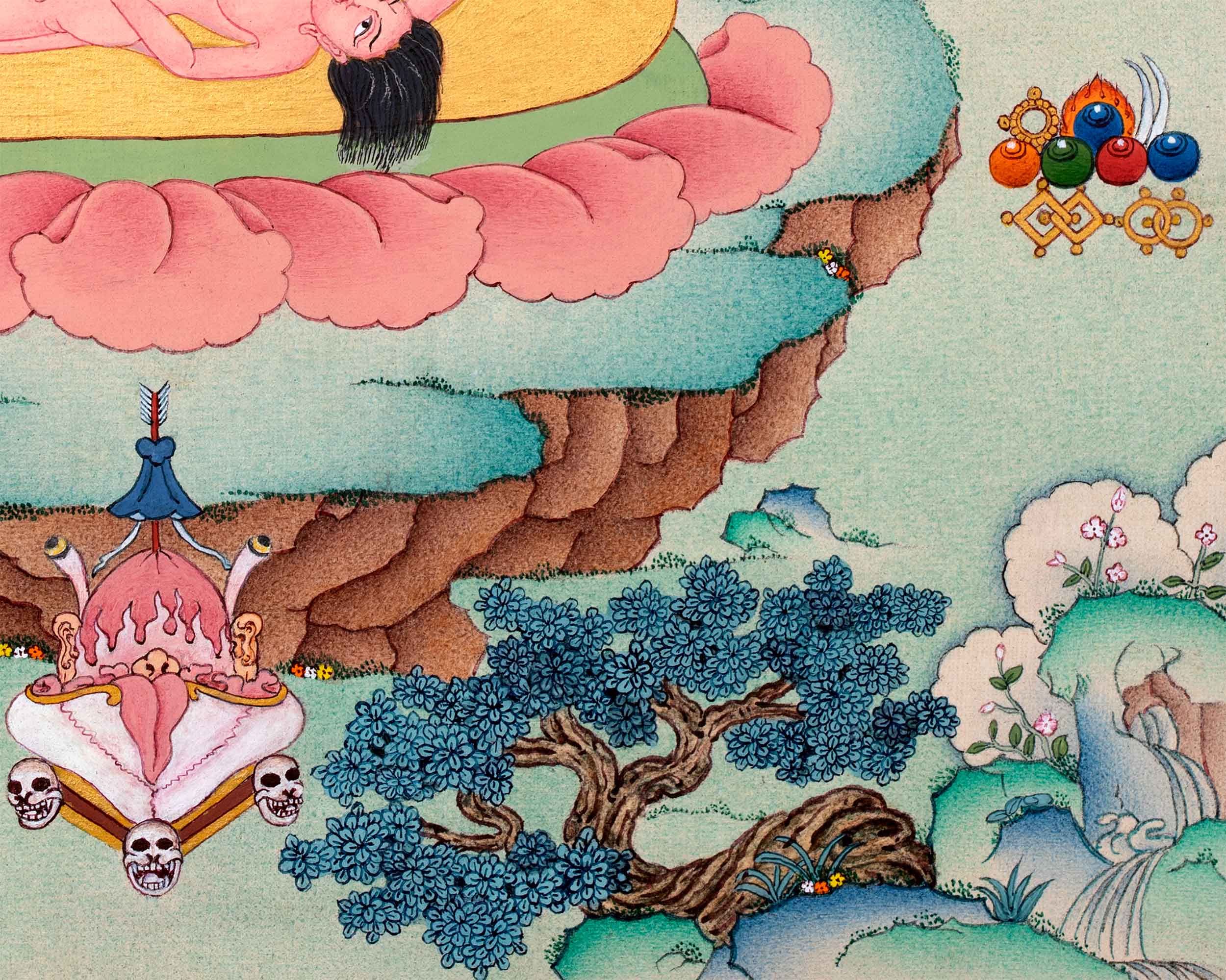 Vajravarahi Thangka | Tantric Buddhist Goddess | Buddhist Dakini Art