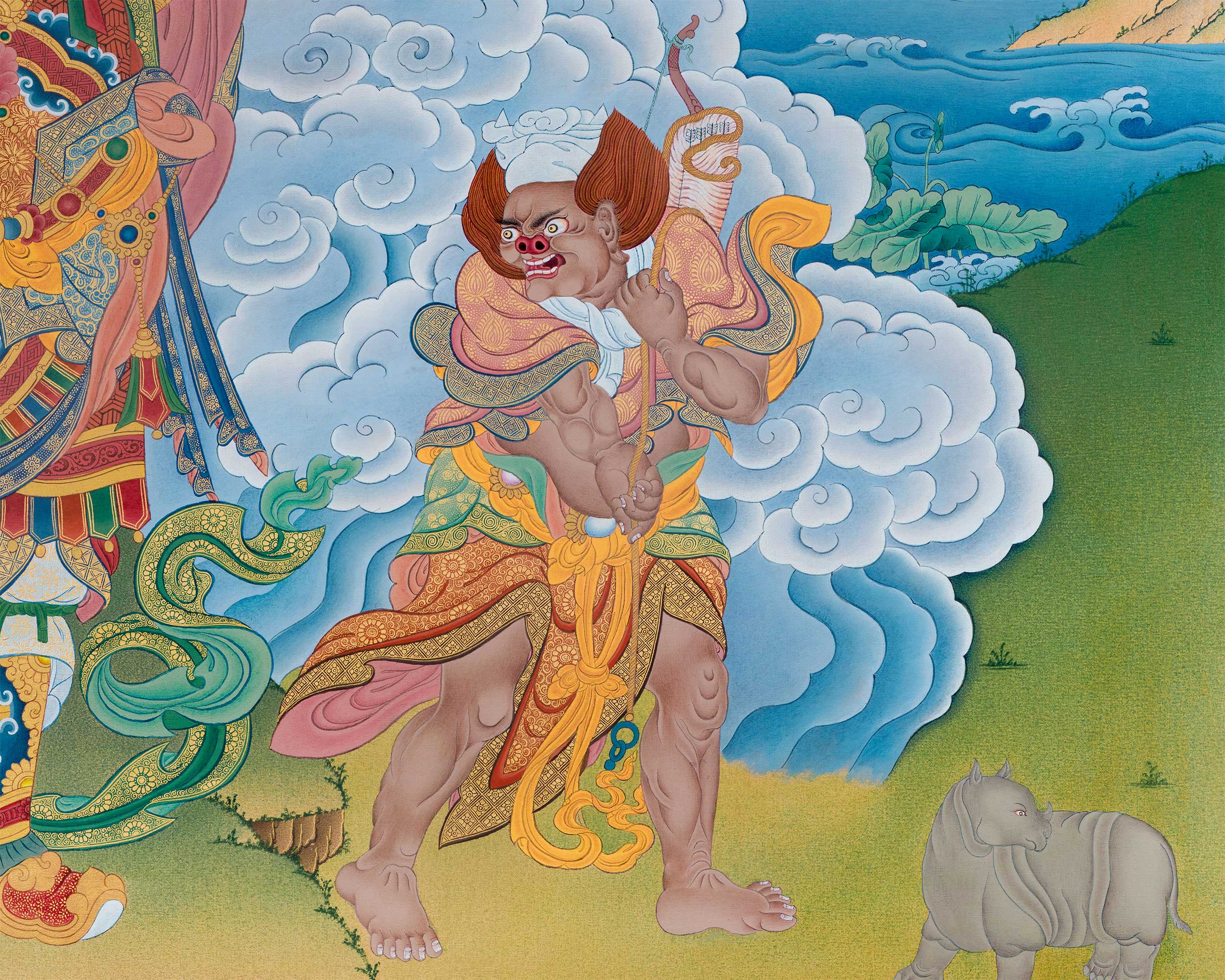 The Mighty Virudhaka, King of the South | Protector of the Southern Realm