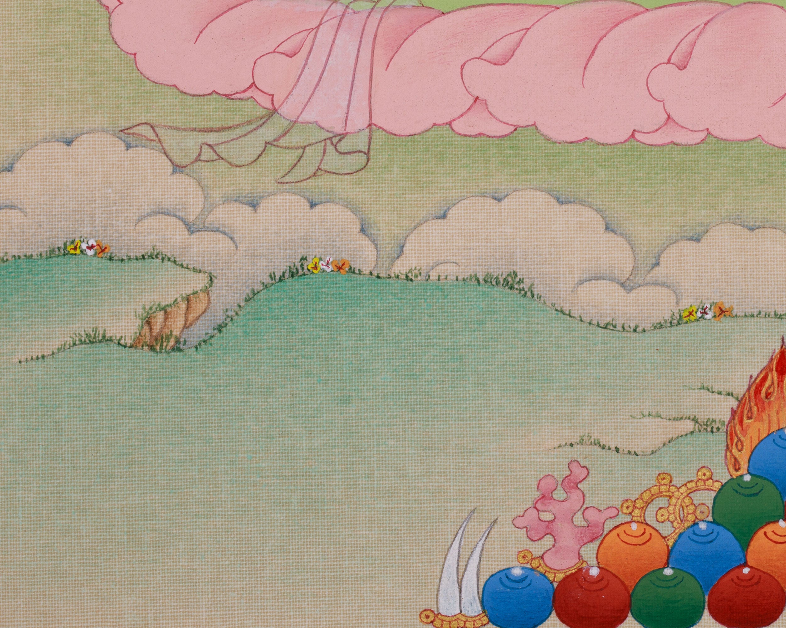 Sukha Siddhi Thangka | The Female Siddha of Wisdom & Blessings