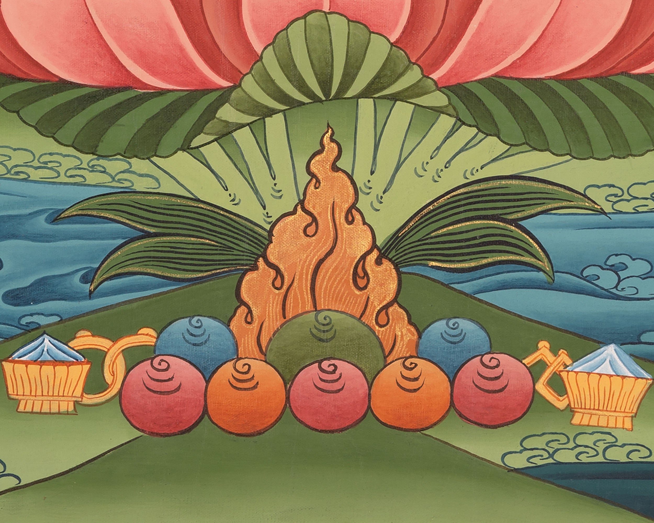 Bhaisajyaguru Thangka | Medicine Buddha | Wall Decors