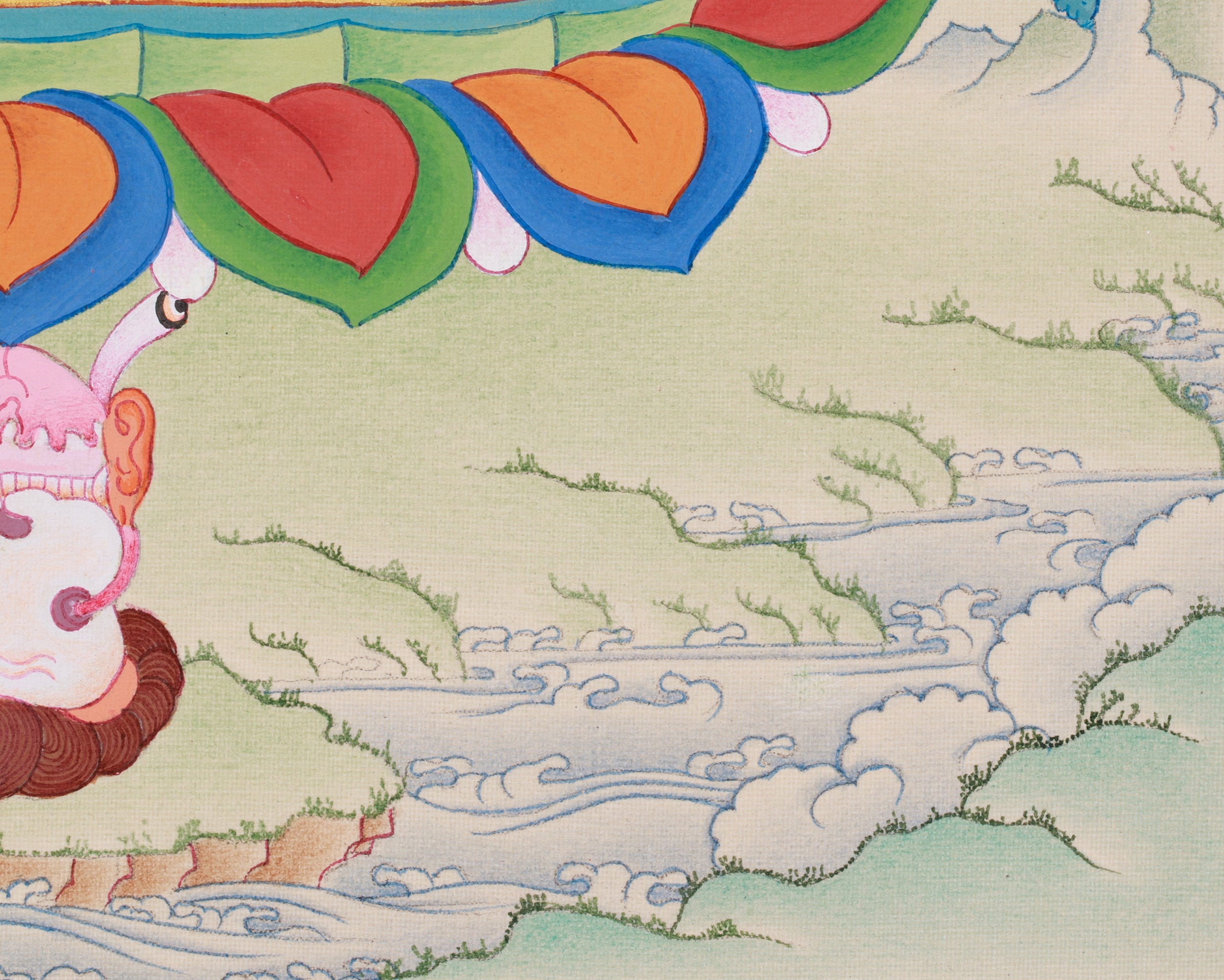 Tibetan Chakrasamvara Thangka | Deity of Enlightened Union & Transformative Energy