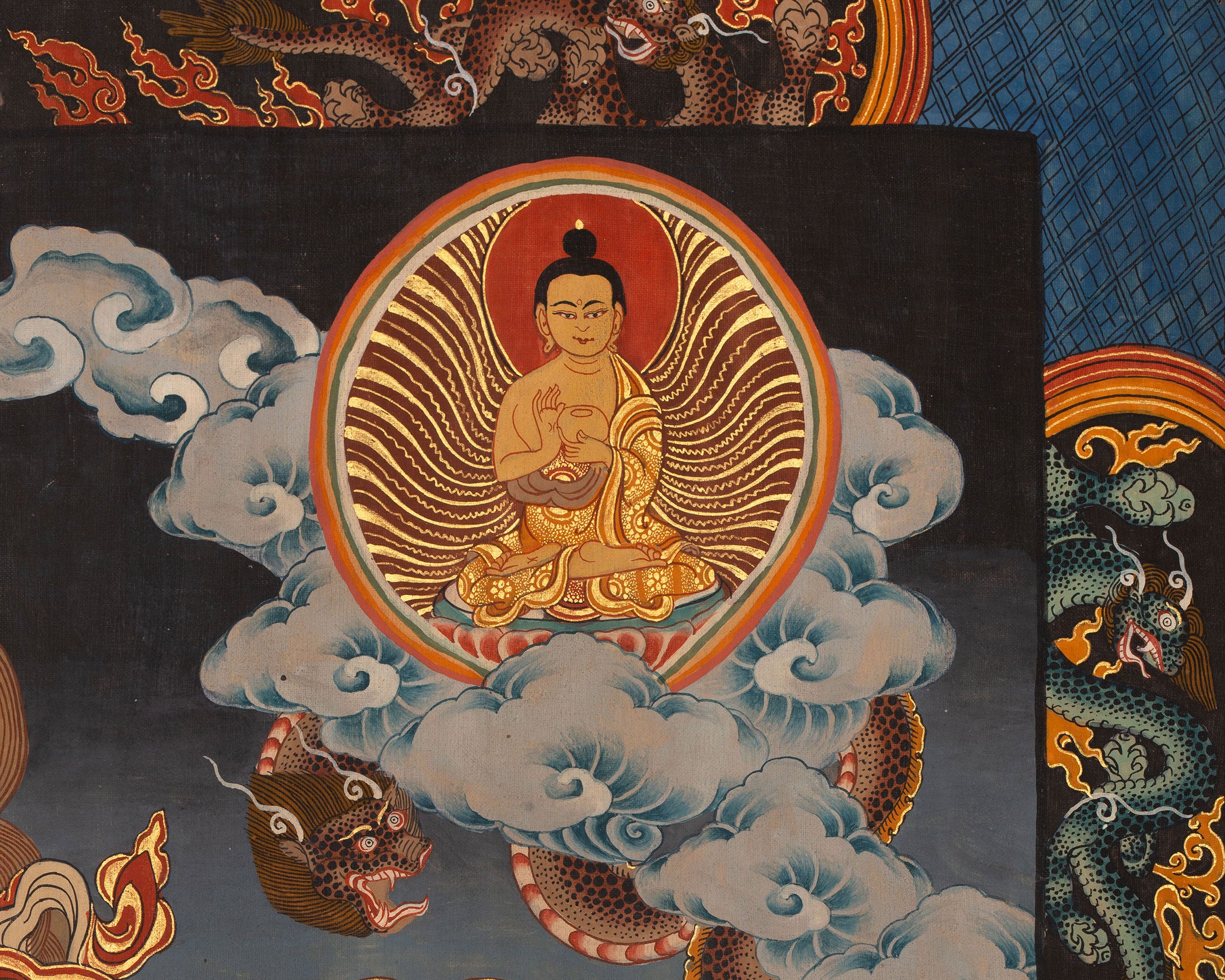 Wheel Of Life Thangka | Hand-Painted Tibetan Buddhist Thangka