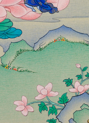 Small But Perfect Amitayus Thangka for Practice