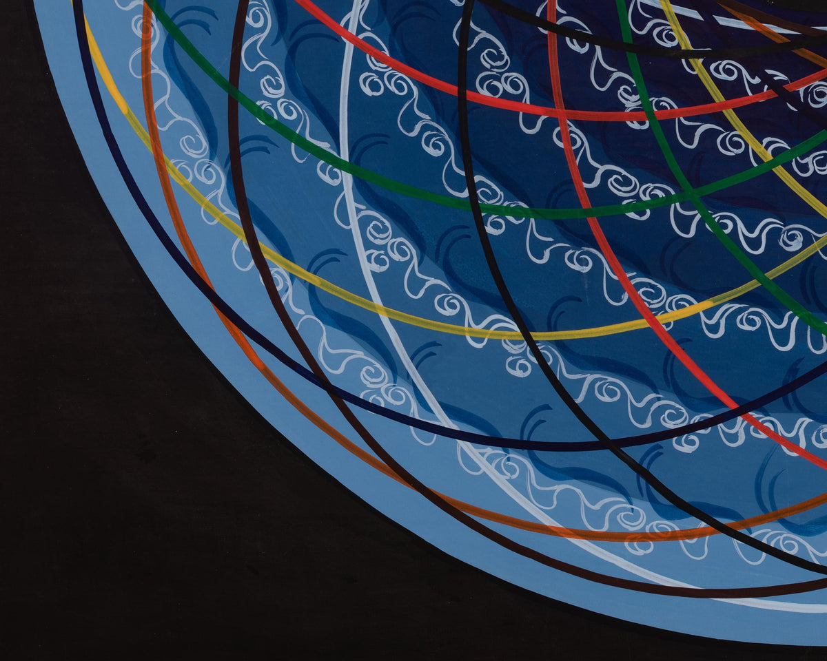 Cosmic Mantra Mandala | A Sacred Representation of Universal Balance and Harmony