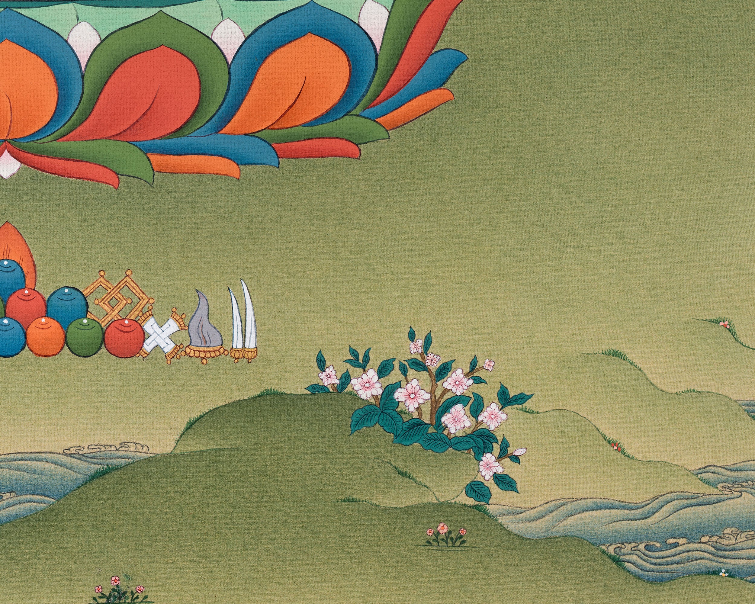 Tsongkhapa Canvas Print | Spiritual Teacher and Protector of the Dharma