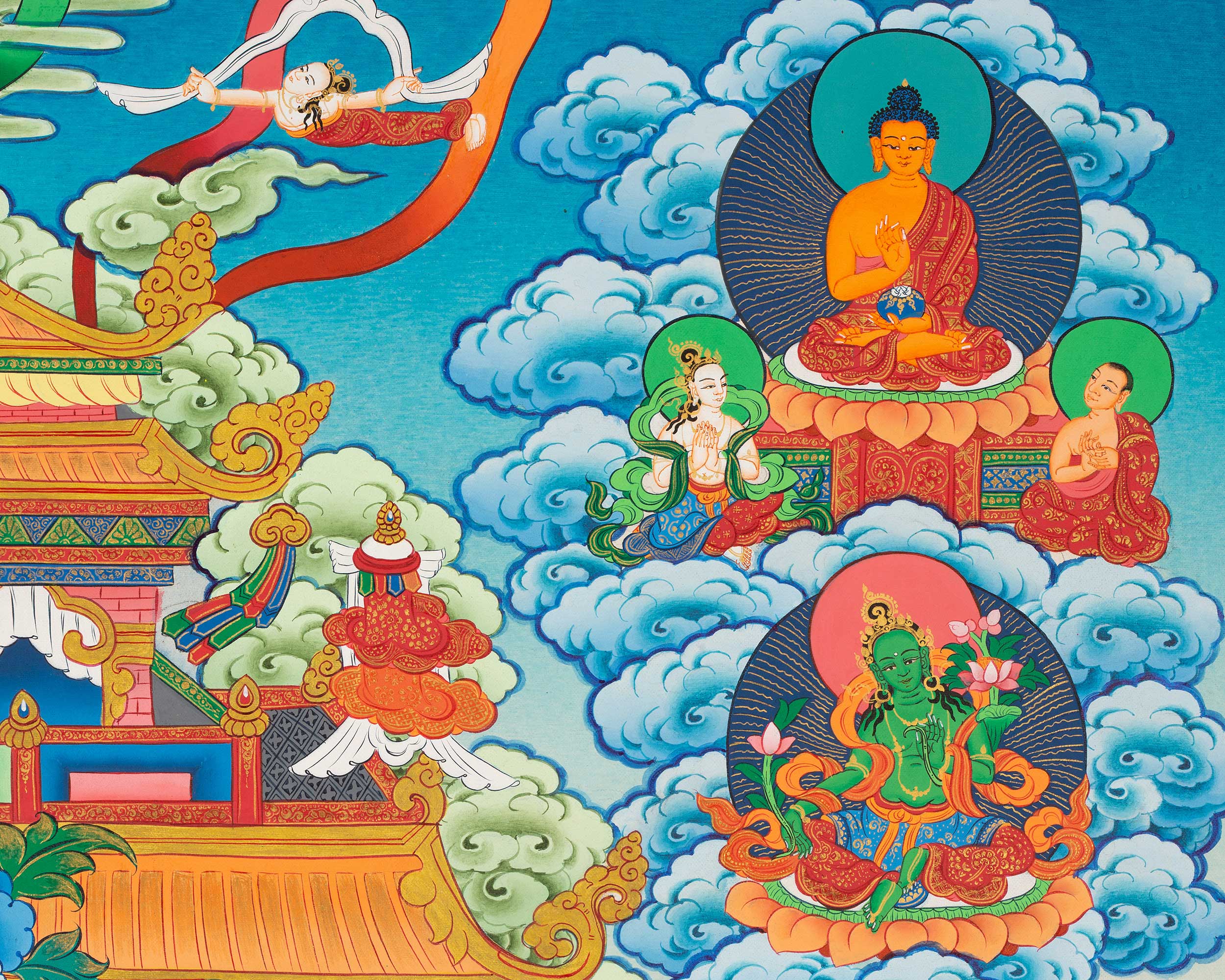 Original Amitabha Buddha Pure Land | Sukhavati Bhuwan