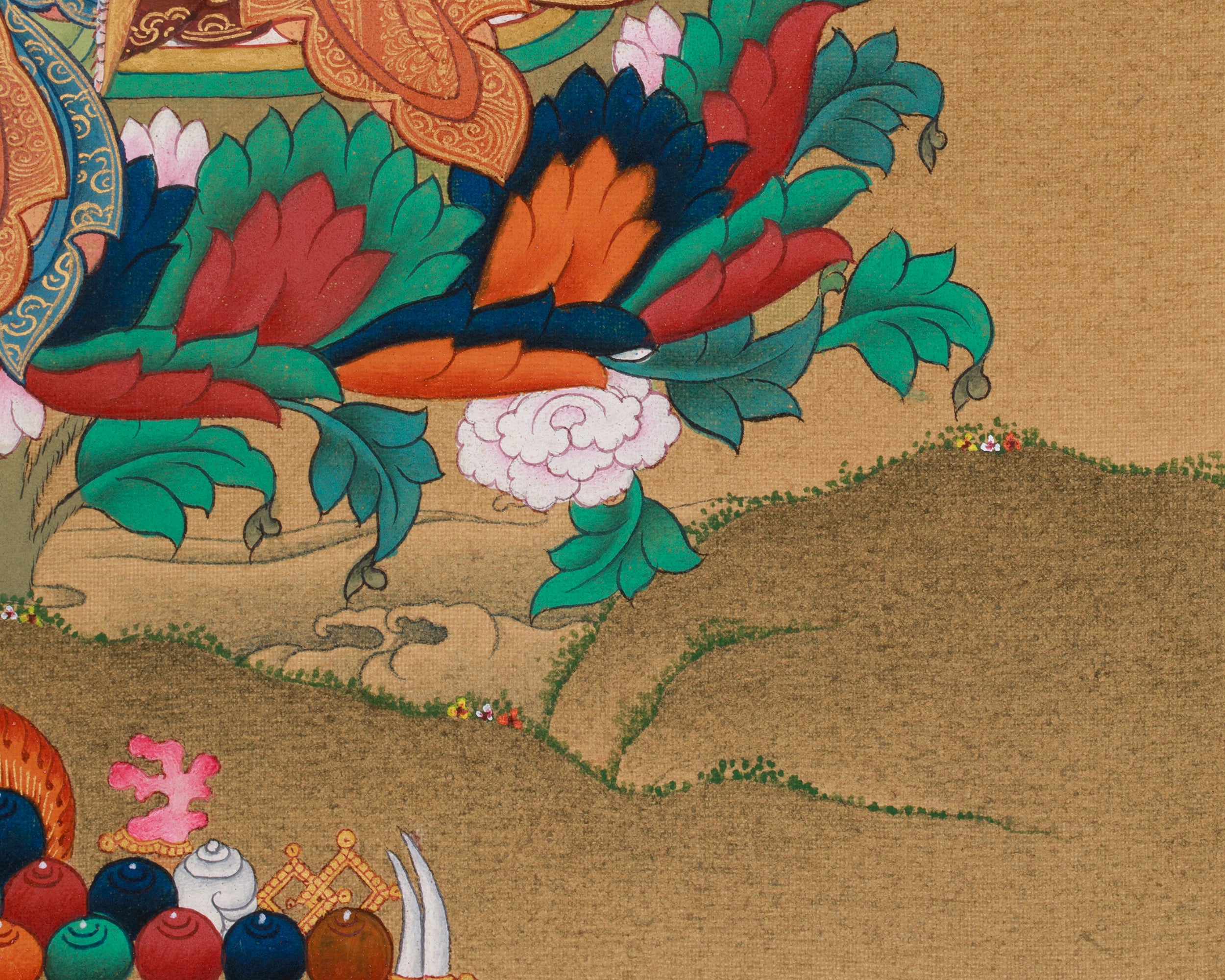Guru Rinpoche With Amitabha | Lotus Born Guru | LHASA Hues