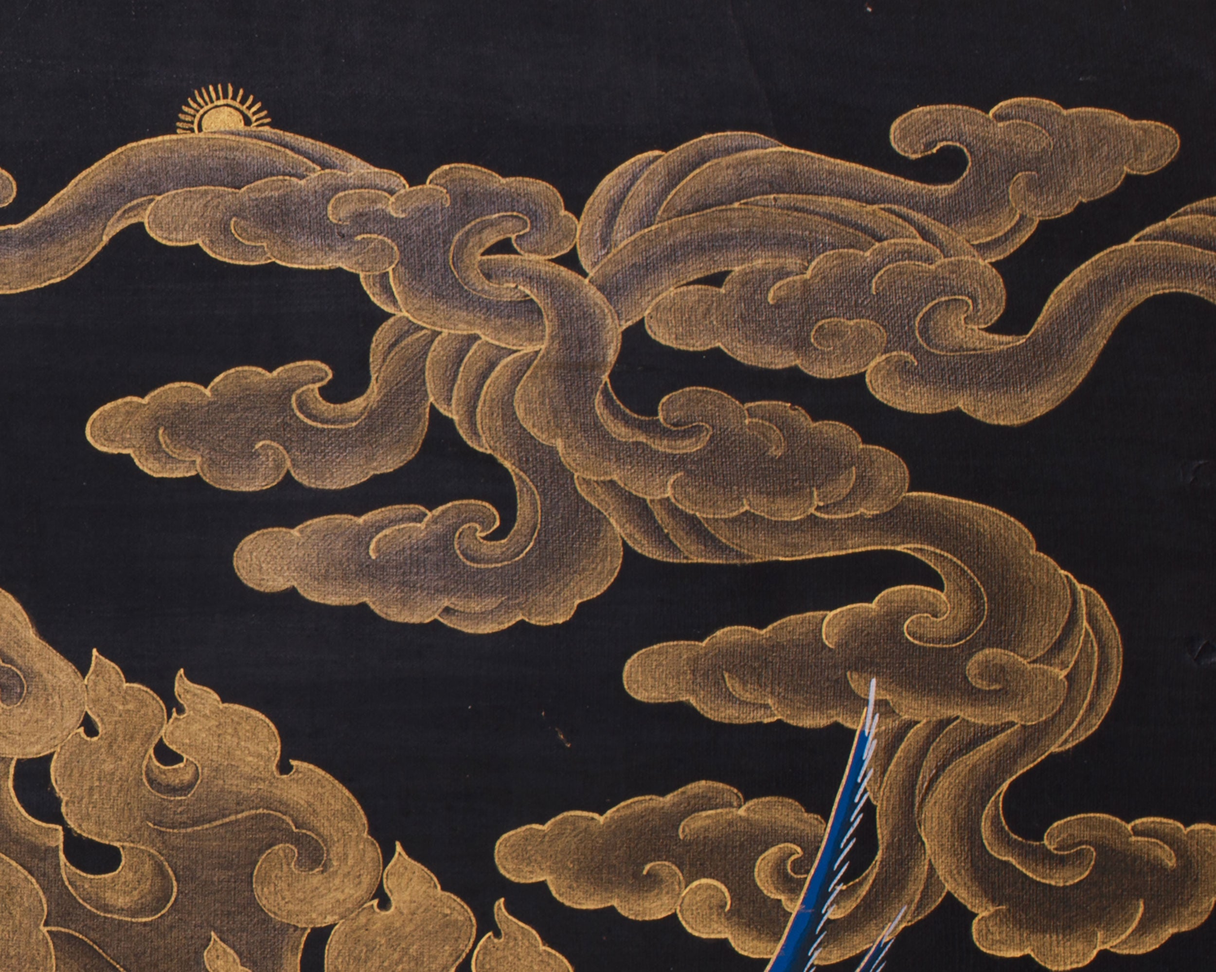 Chemchok Heruka with Consort |  Wrathful Tibetan Deity Thangka of Wisdom and Transformation