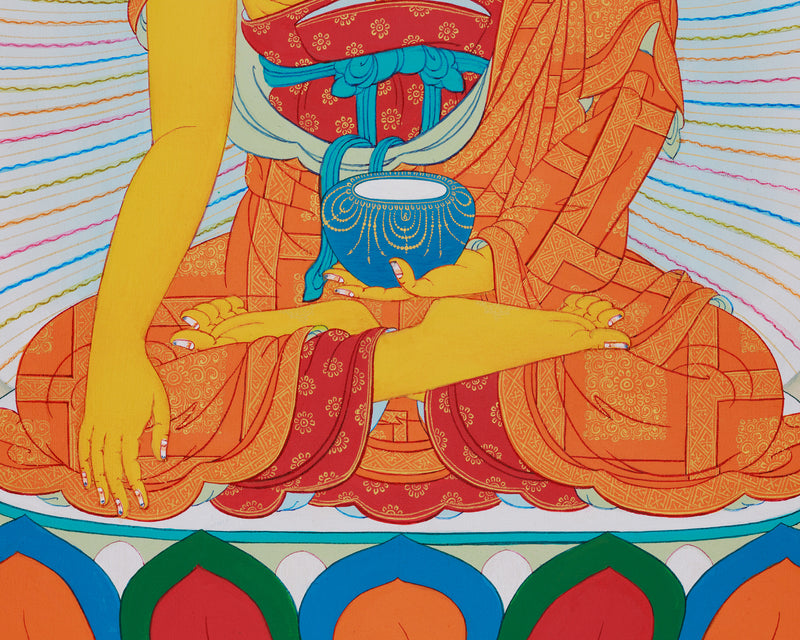 The Majestic Embodiment of Enlightenment | Shakyamuni Buddha Artwork