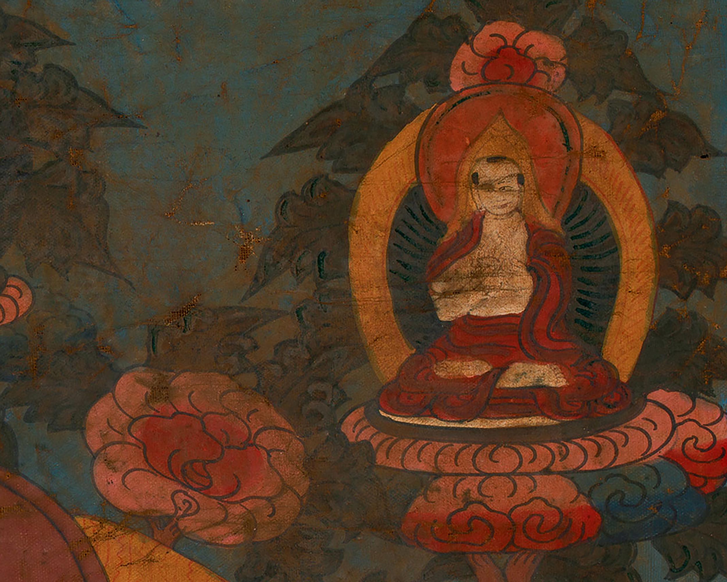 Vintage Namgyalma Thangka | Hand-Painted Ushnisha Vijaya Thangka