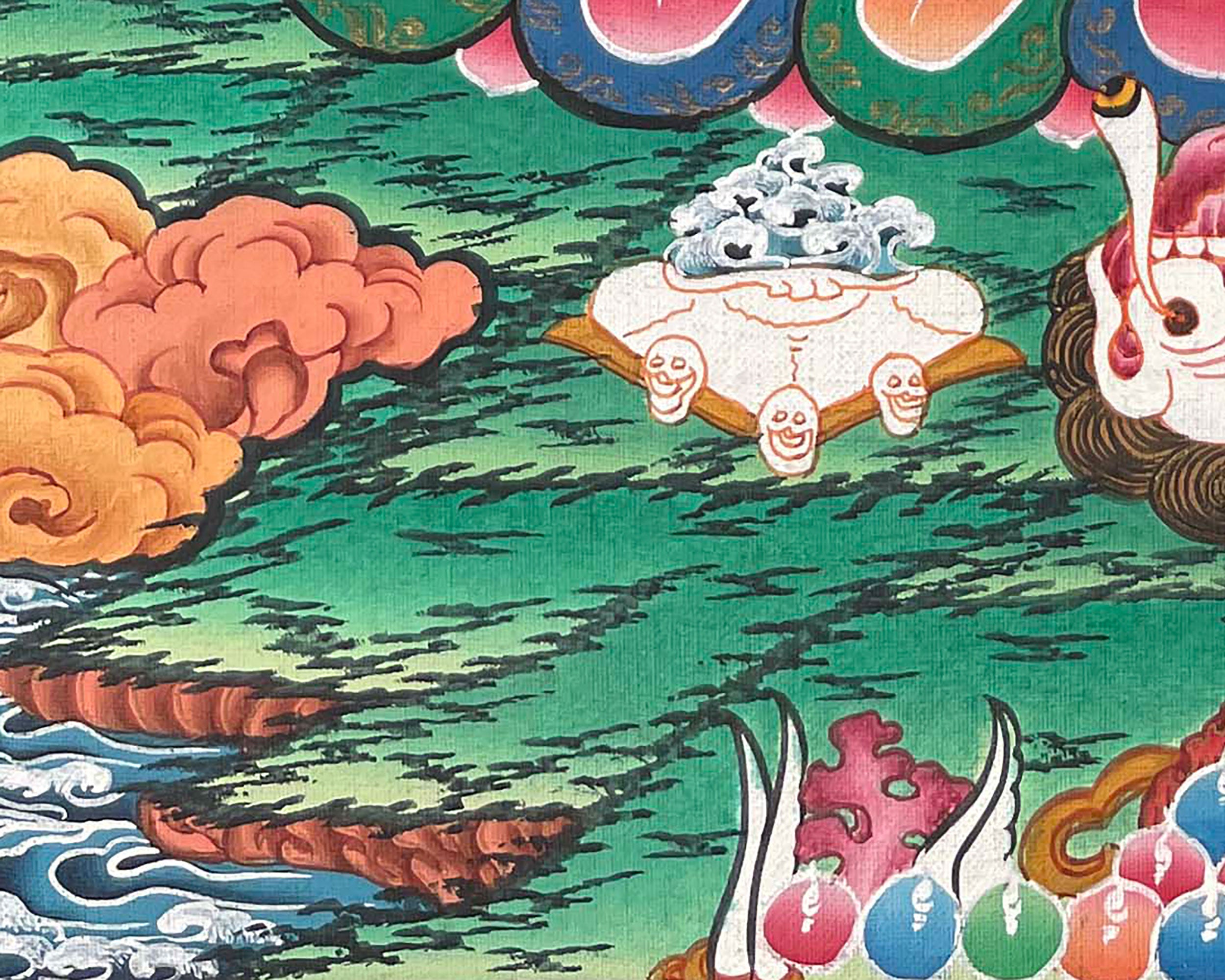Wrathful Deity, Vajrapani Thangka | The Dharma Protector