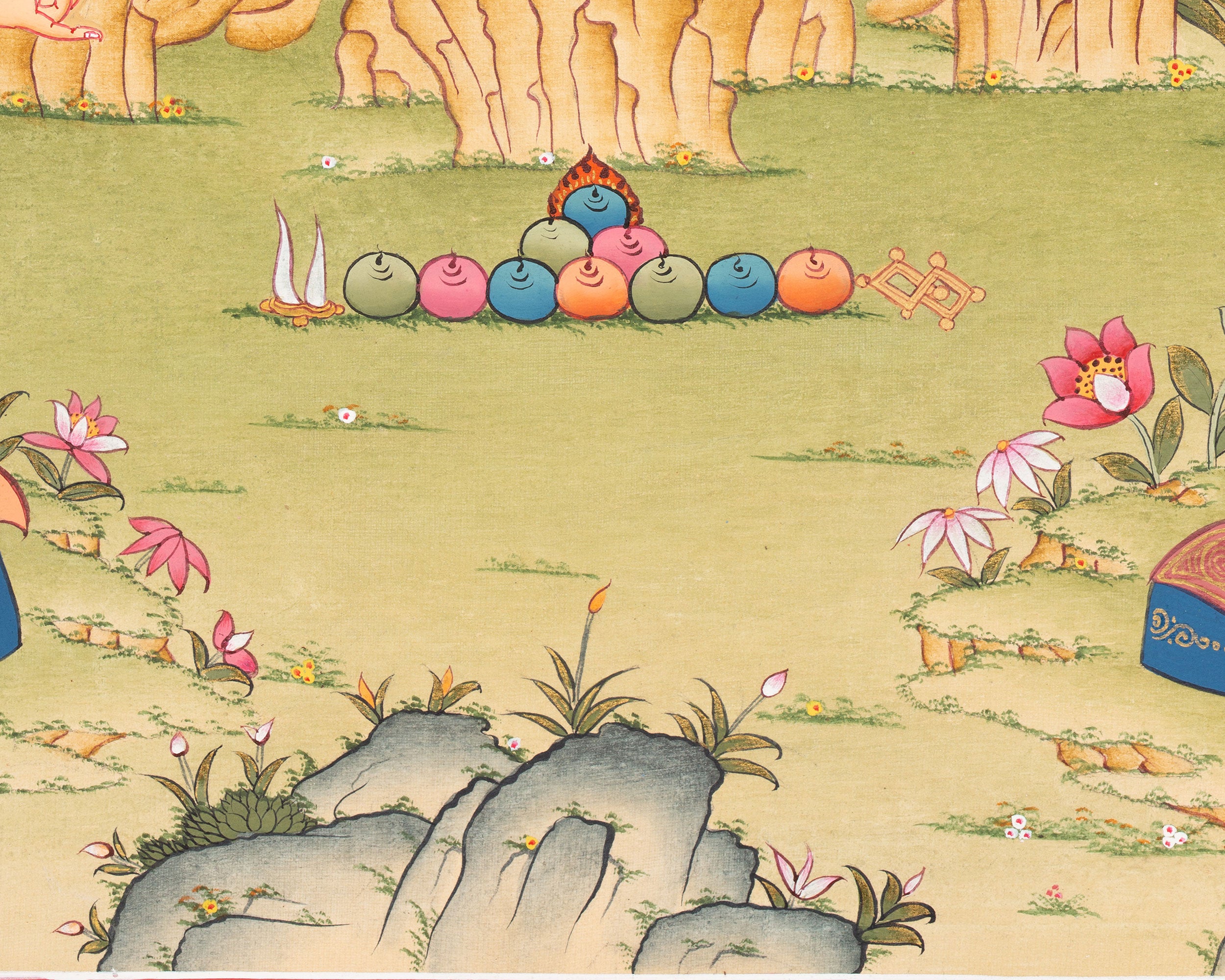 Thangka Of Medicine Buddha | Healing Buddha | Traditional Art