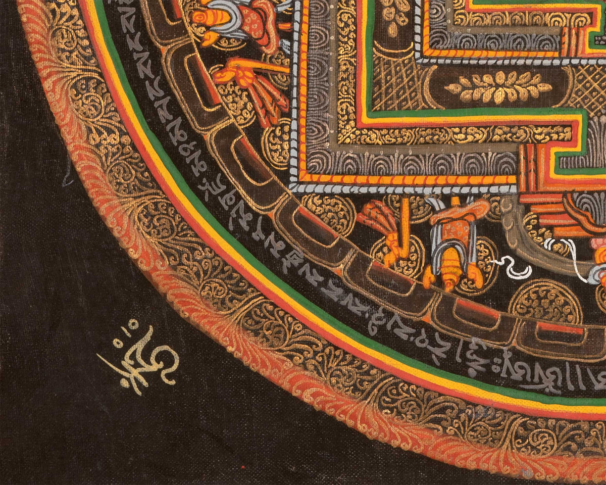 Mantra Mandala Thangka |  Wall Decoration Painting