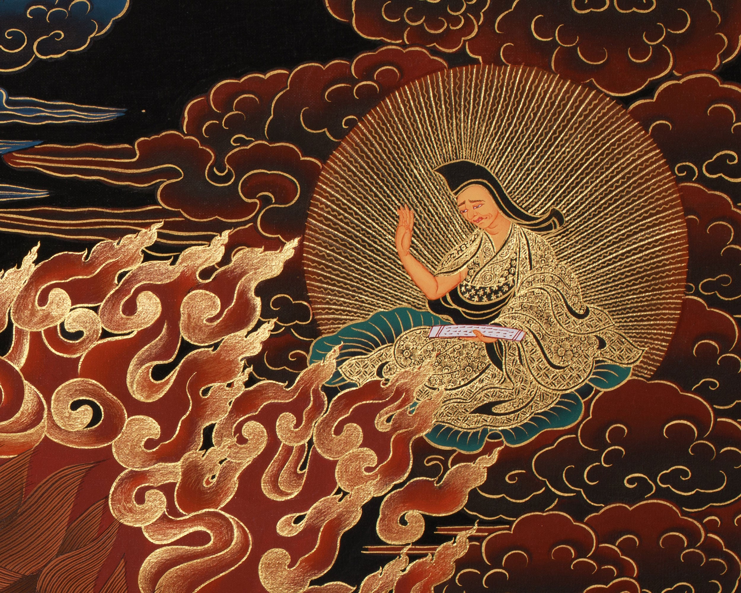 Fierce Yama Dharmaraja | Wrathful Dharma Protector and Lord of Death in Tibetan Buddhist Tradition