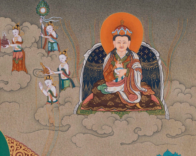 The Second Buddha Guru Padmasambhava | A Masterpiece of Divine Assembly