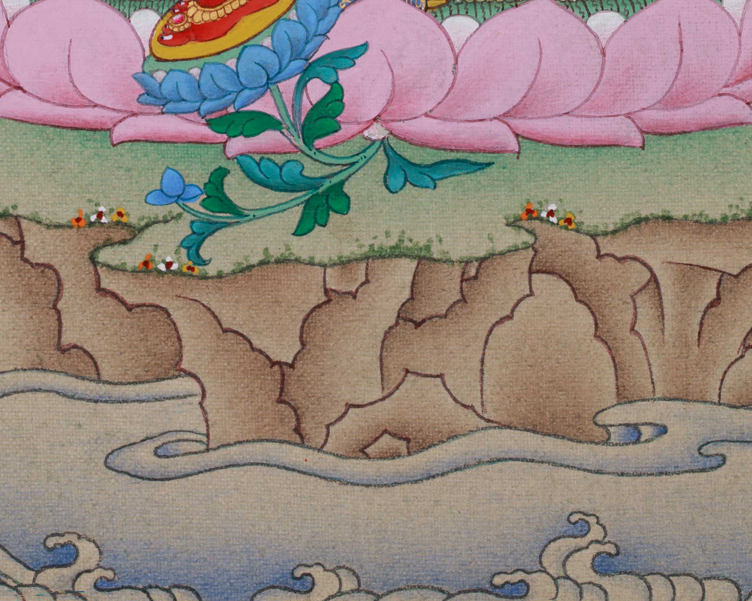 Vajrayana Red Tara Thangka | Tantric Deity of Protection