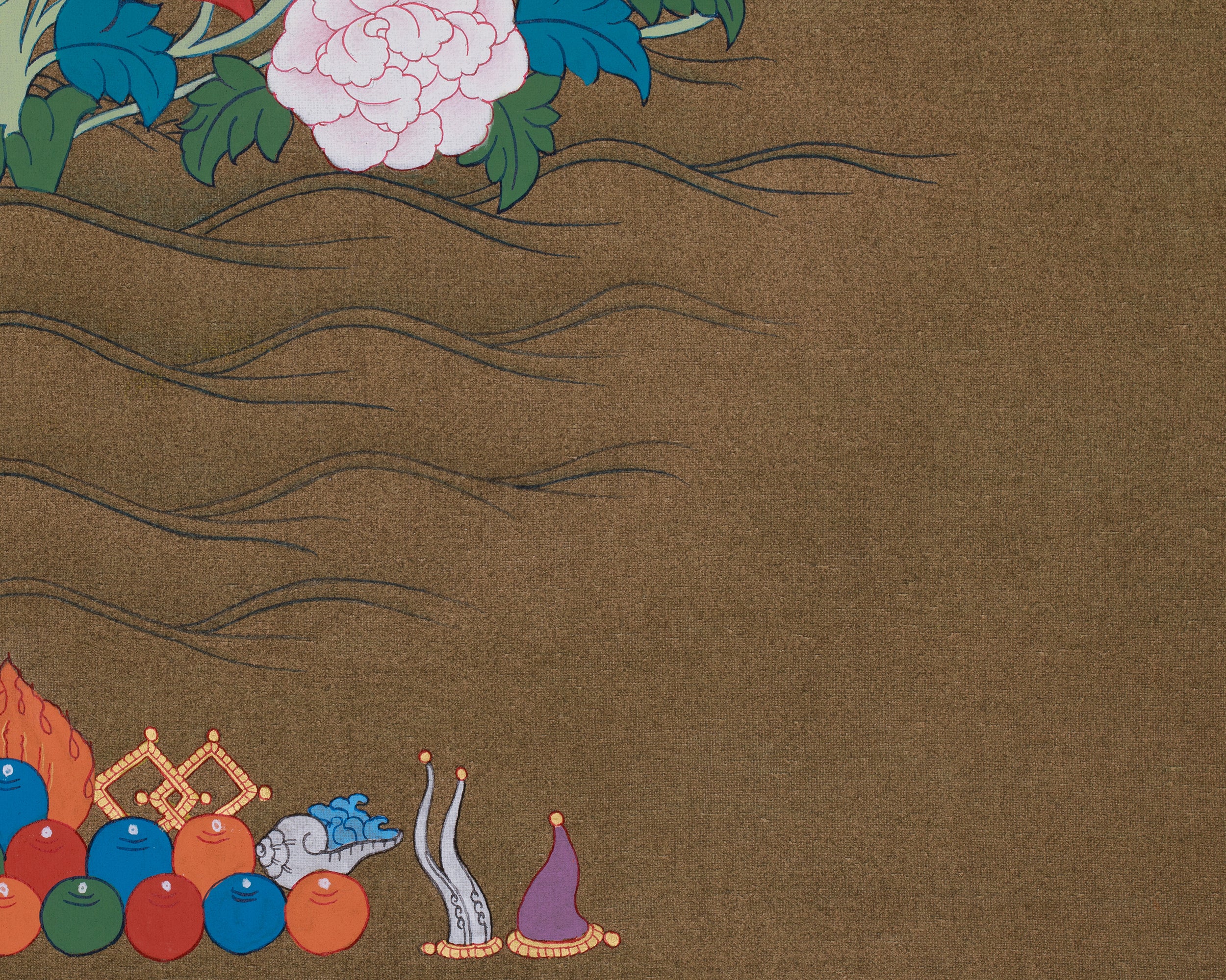 Buddhist Goddess Arya Tara Painting | The Compassionate Green Tara, Protector and Healer