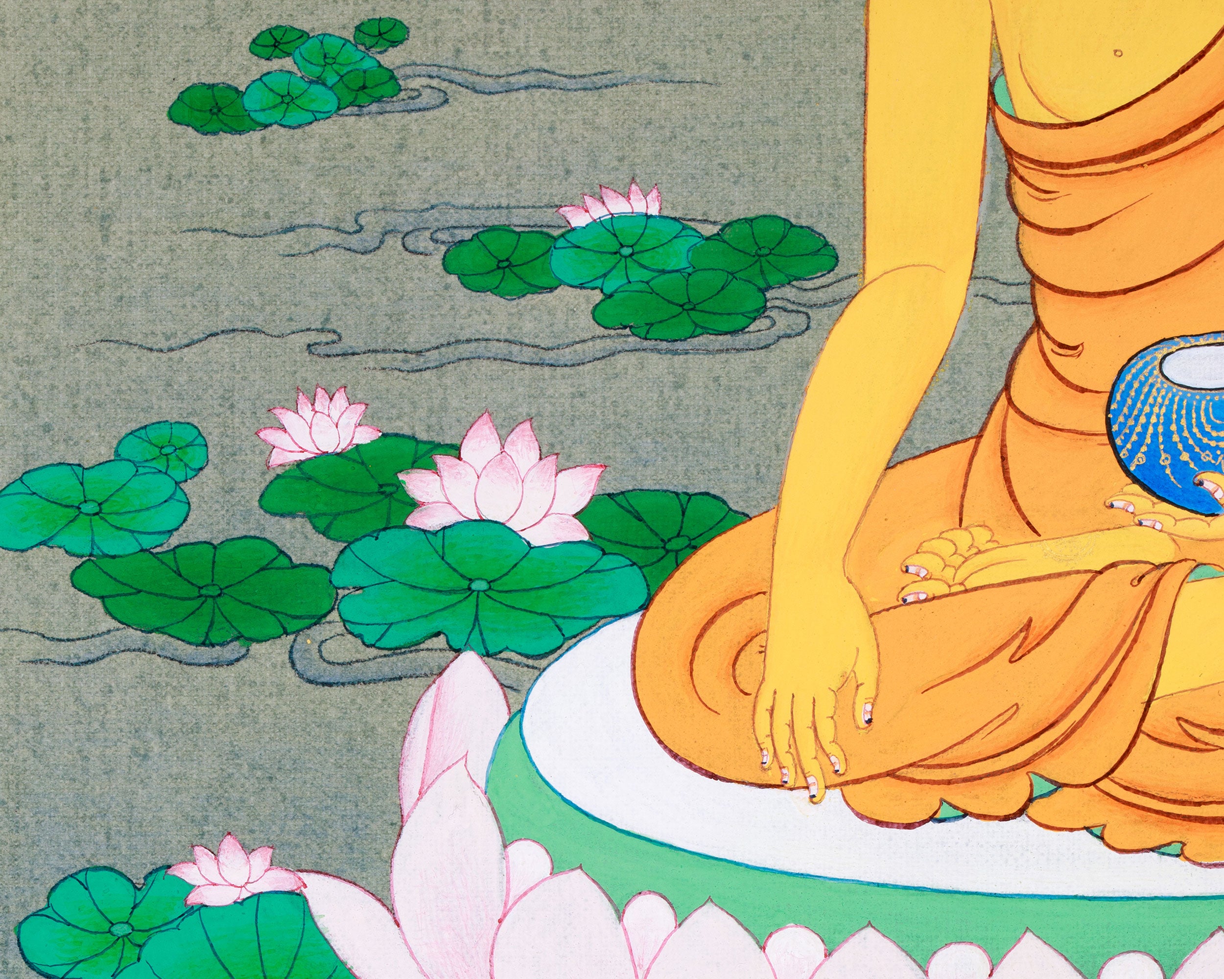 Small Shakyamuni Buddha Thangka | The Enlightened One