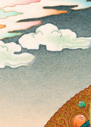 Authentic Buddha Gautama Thangka | Hand-Painted Art of Shakyamuni Buddha | Traditional Painting
