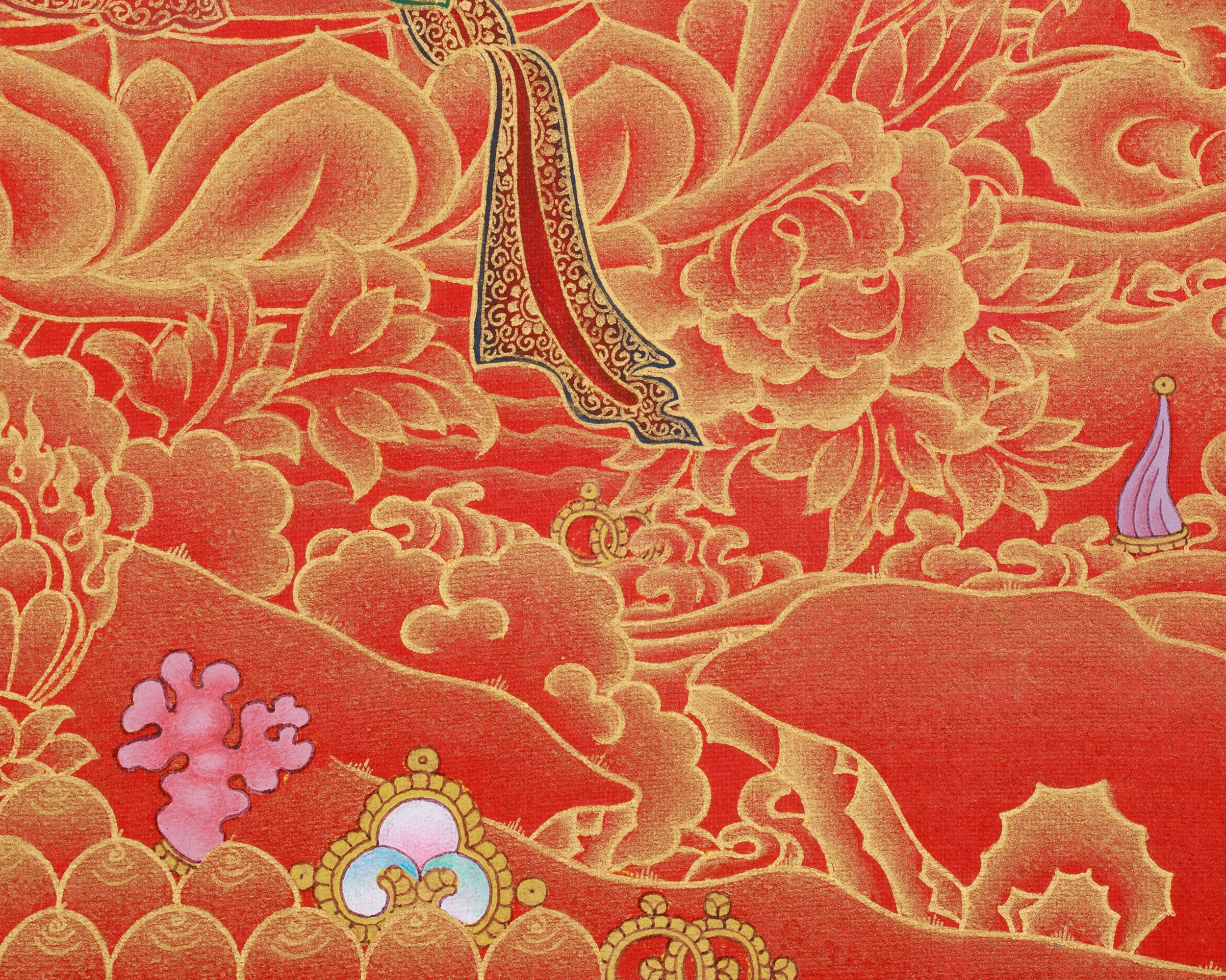 Tibetan Healing Goddess White Tara | The Seven-Eyed Protector of Compassion