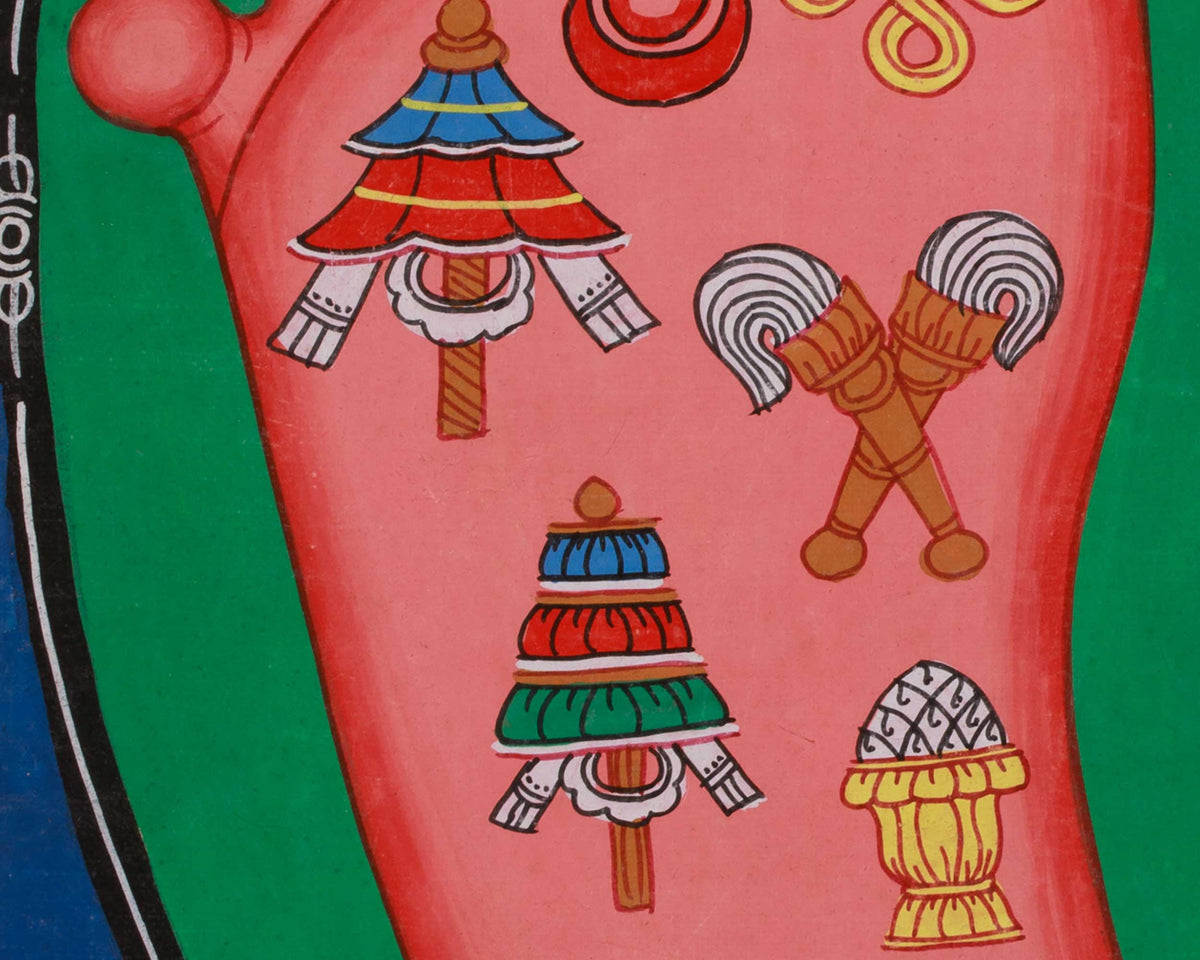 Buddha's Feet Laden | Auspicious Signs