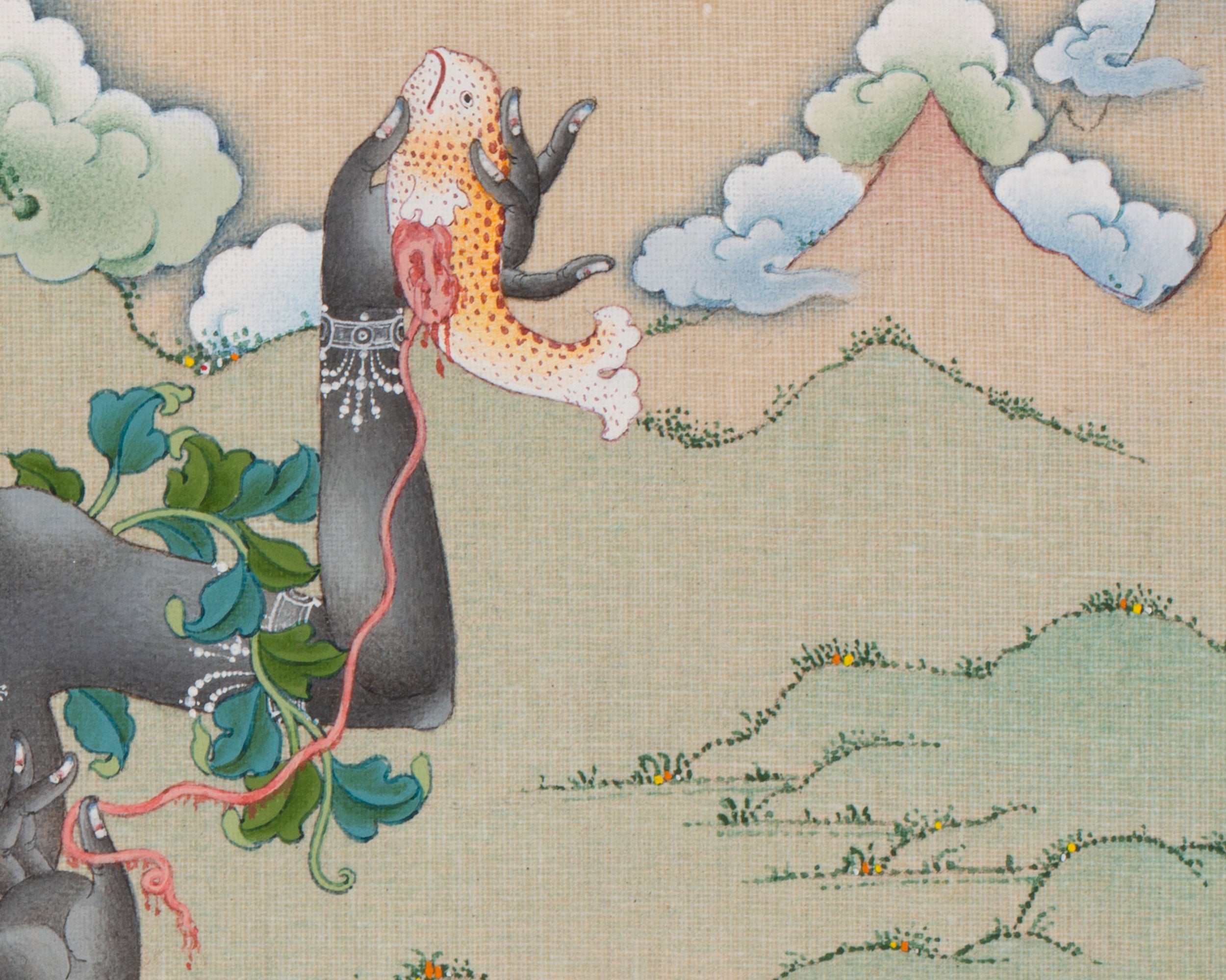 Tilopa Giclée Canvas Print | Master of the Kagyu Lineage