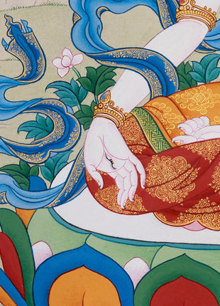 White Tara Thangka | The Healing Bodhisattva
