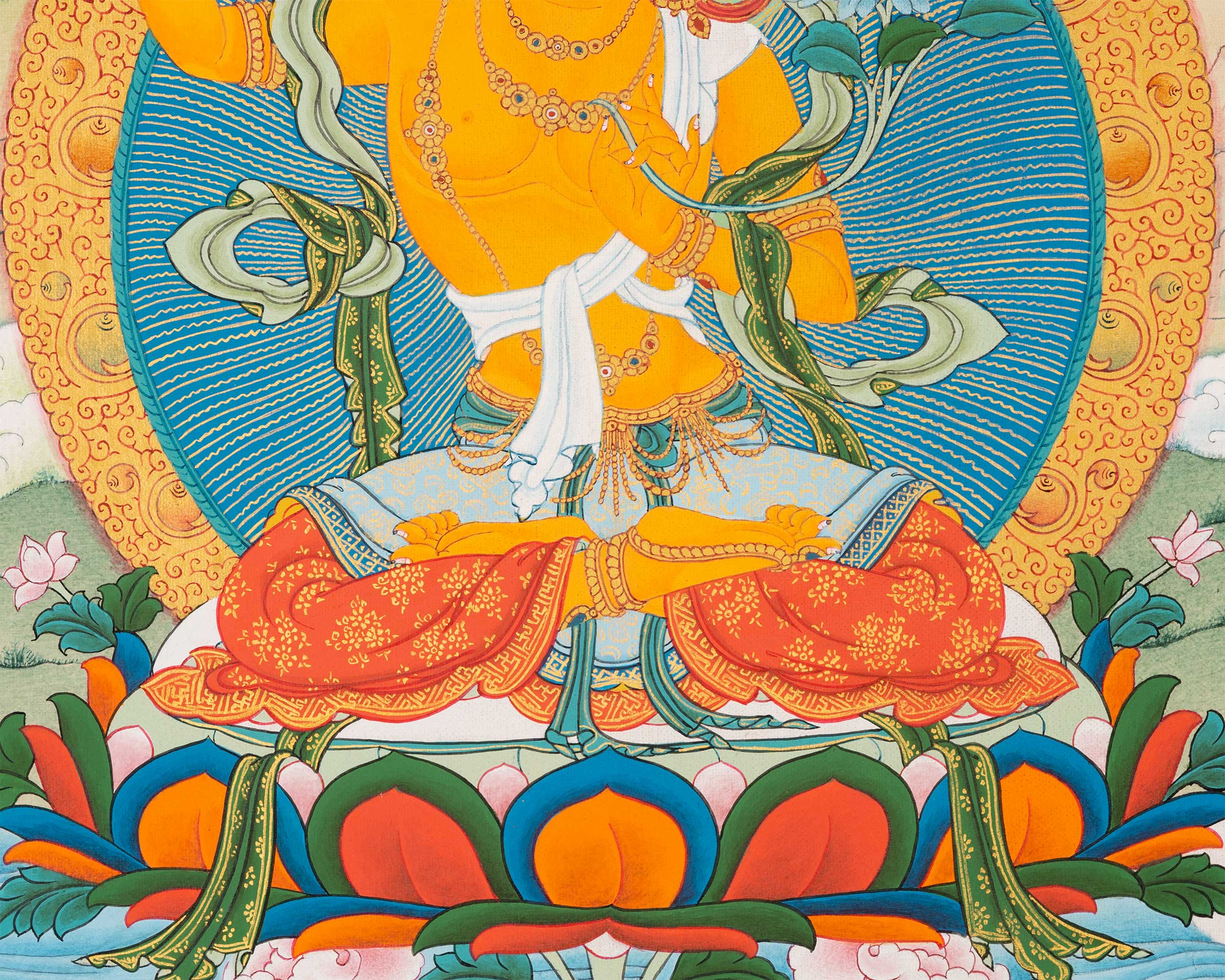 Chenresig-Manjushri-Vajrapani| Thangka Print Set