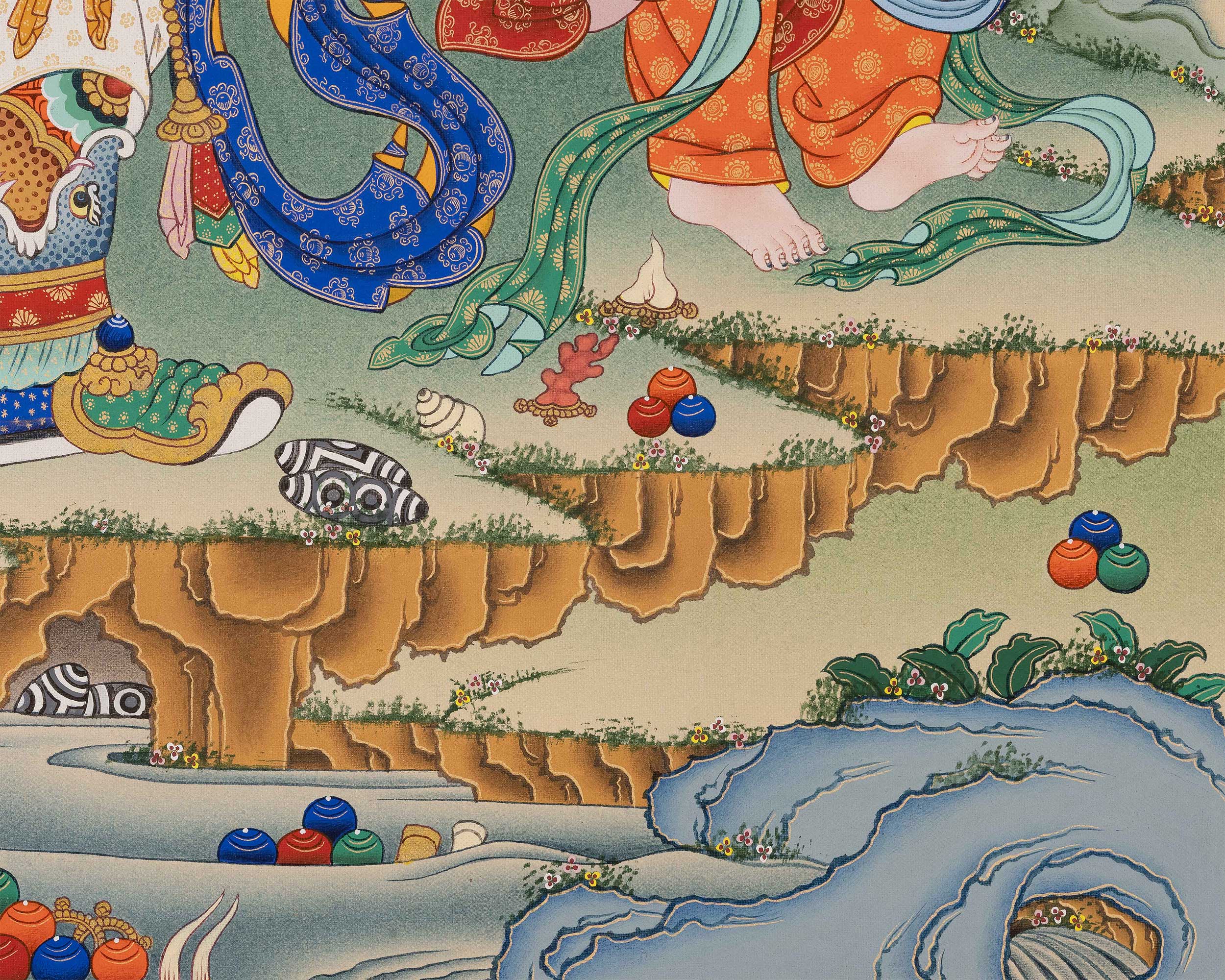 Leader of the Nagas, Virupaksa Giclee Print | Guardian of the Western Direction