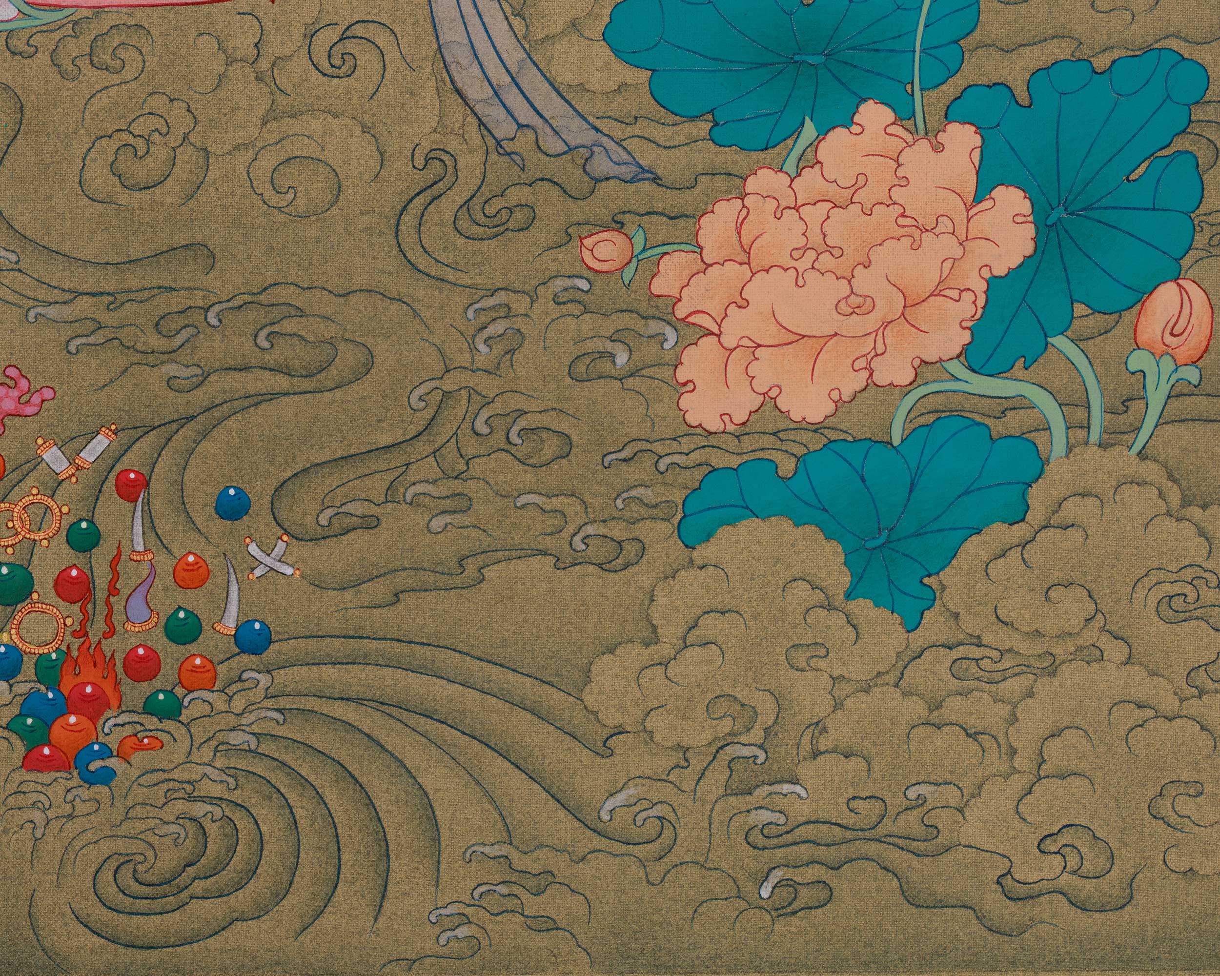 Buddha Art of Green Tara | Deity of Protector and Compassionate Savior