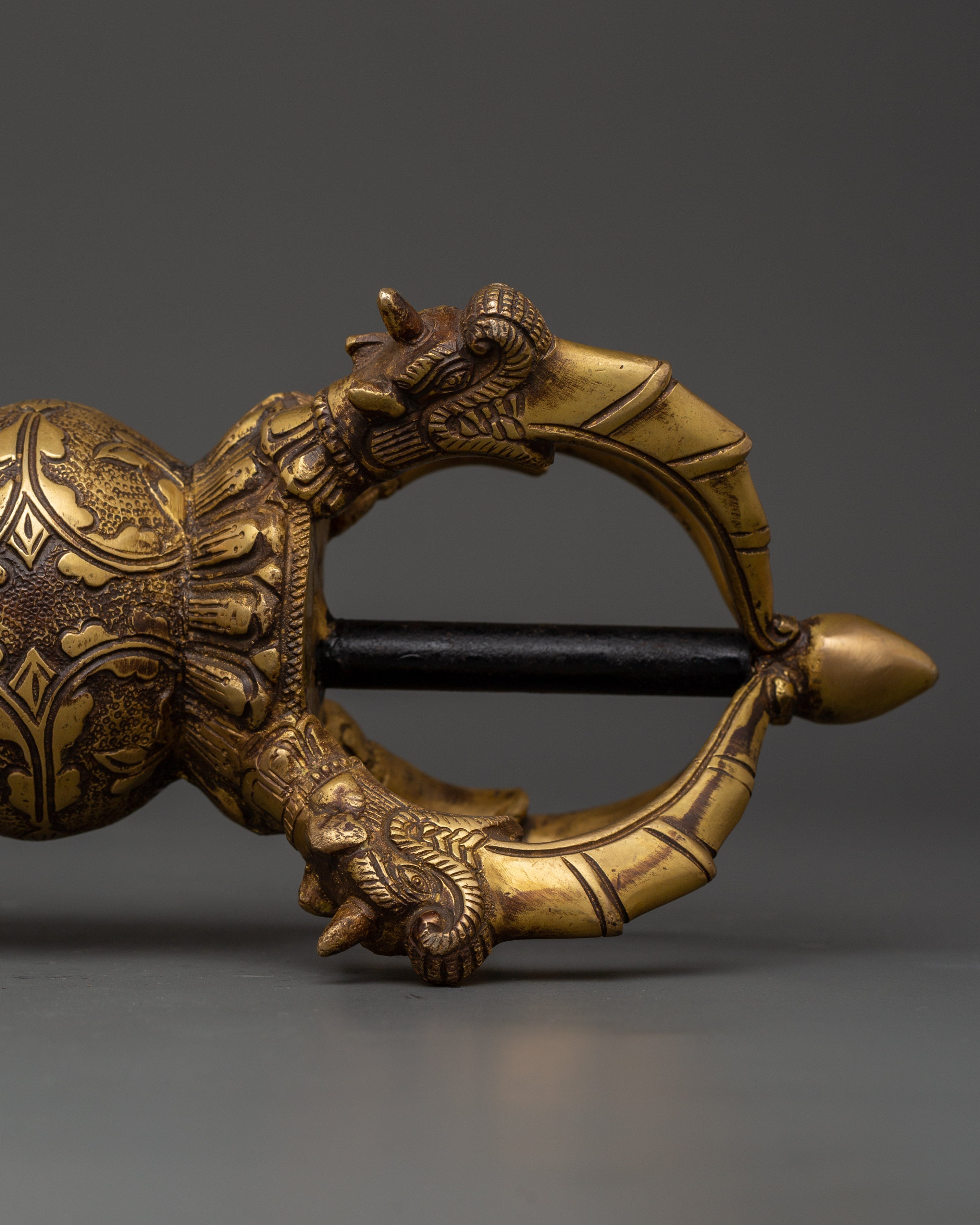 Brass Vajra Thunderbolt | Tibetan Buddhist Ritual Tool