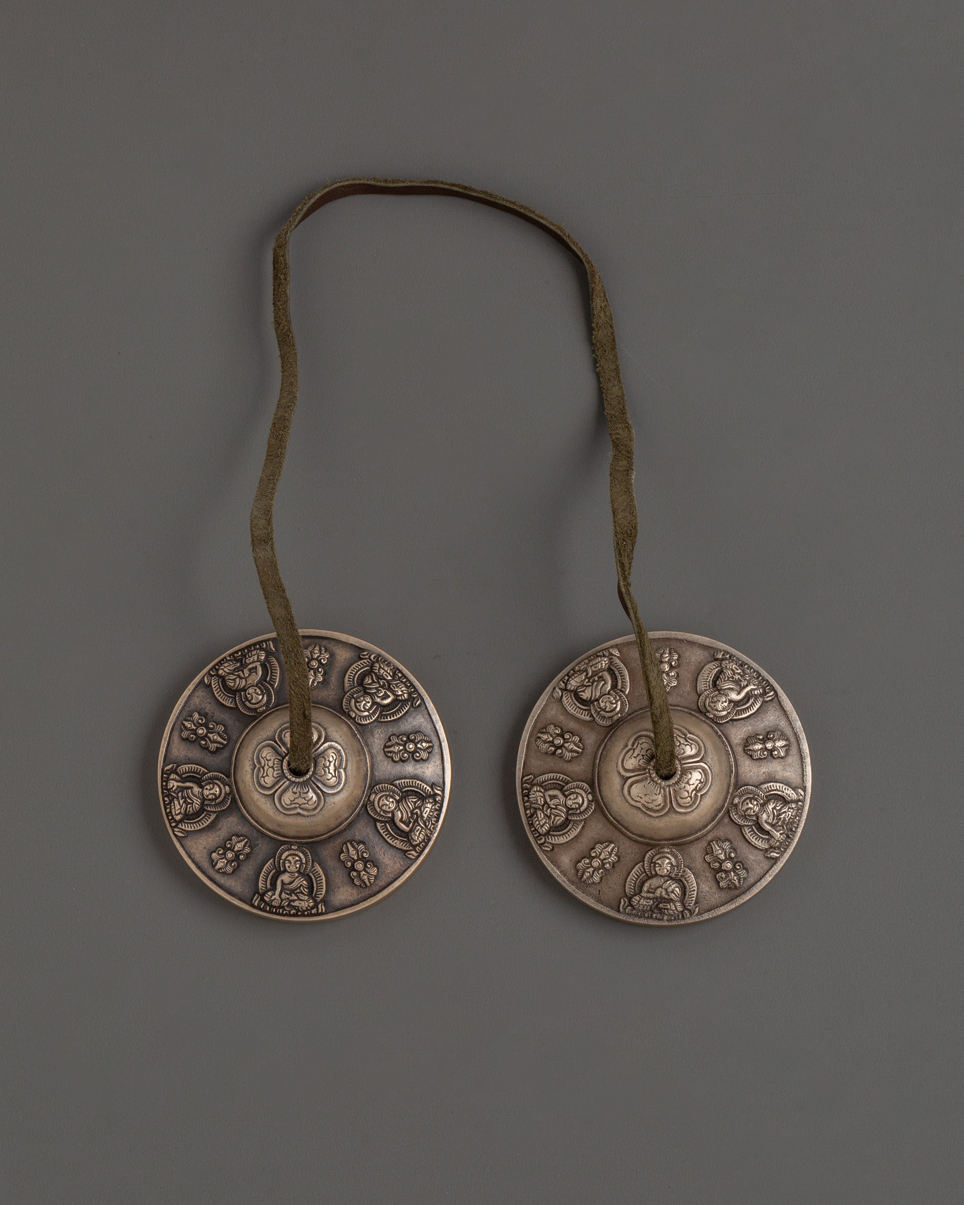 Buddhist Ritual Items Tingsha | Handcrafted Bronze Tibetan Cymbals