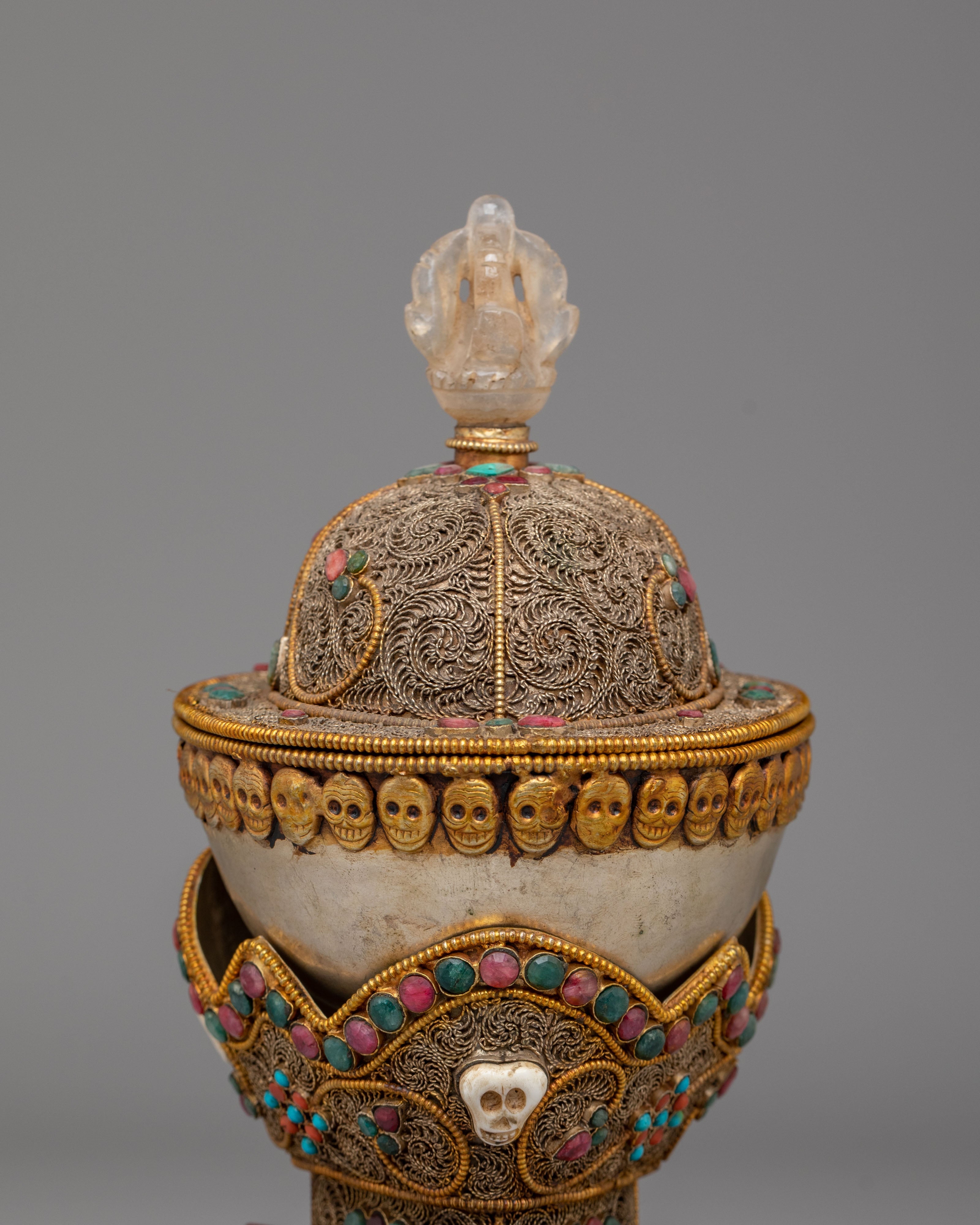Kapala Buddhist Ritual Vessel | Tibetan Skull Cup