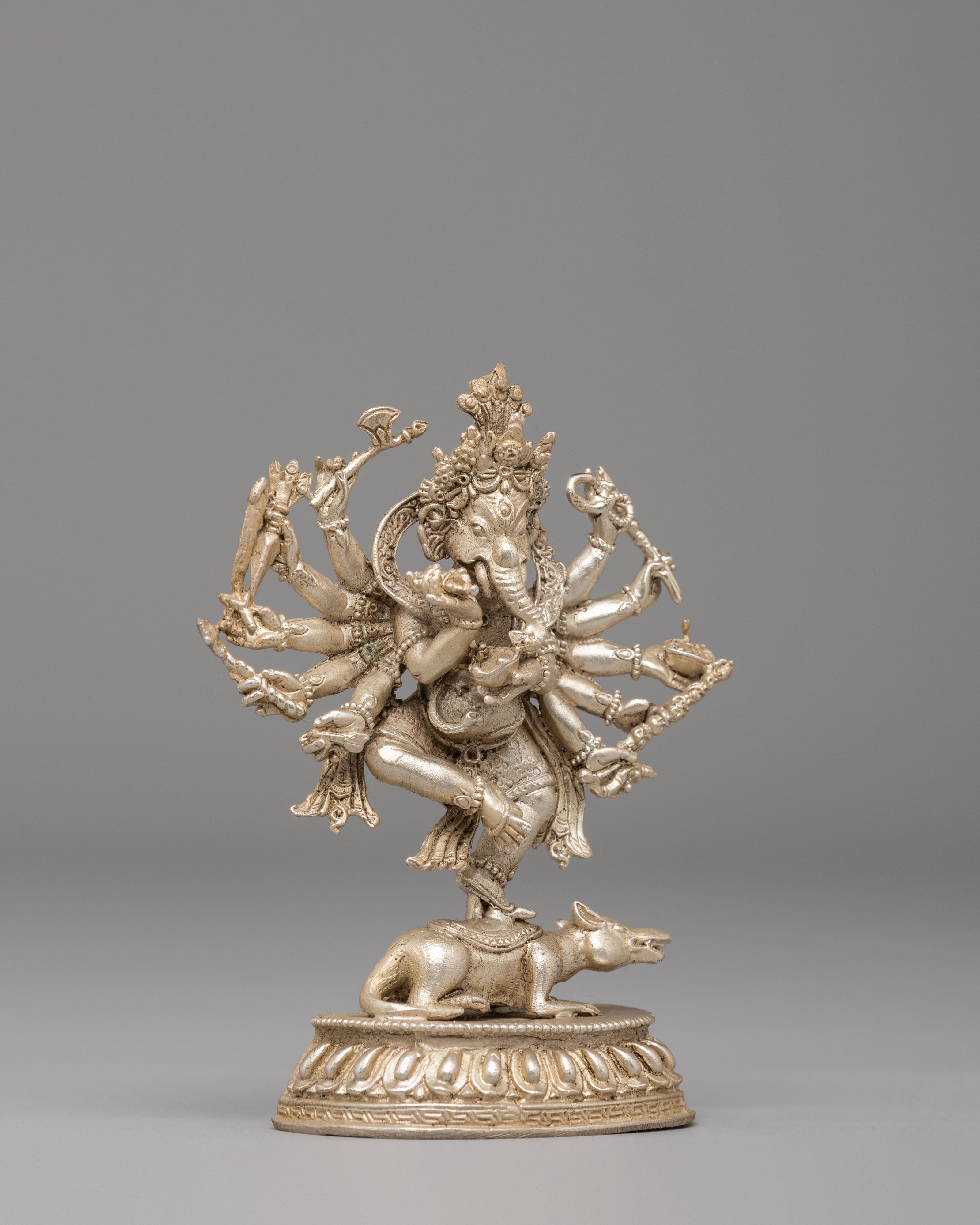 Lord Maha Rakta Ganpati Figurine | Hindu Deity Idol