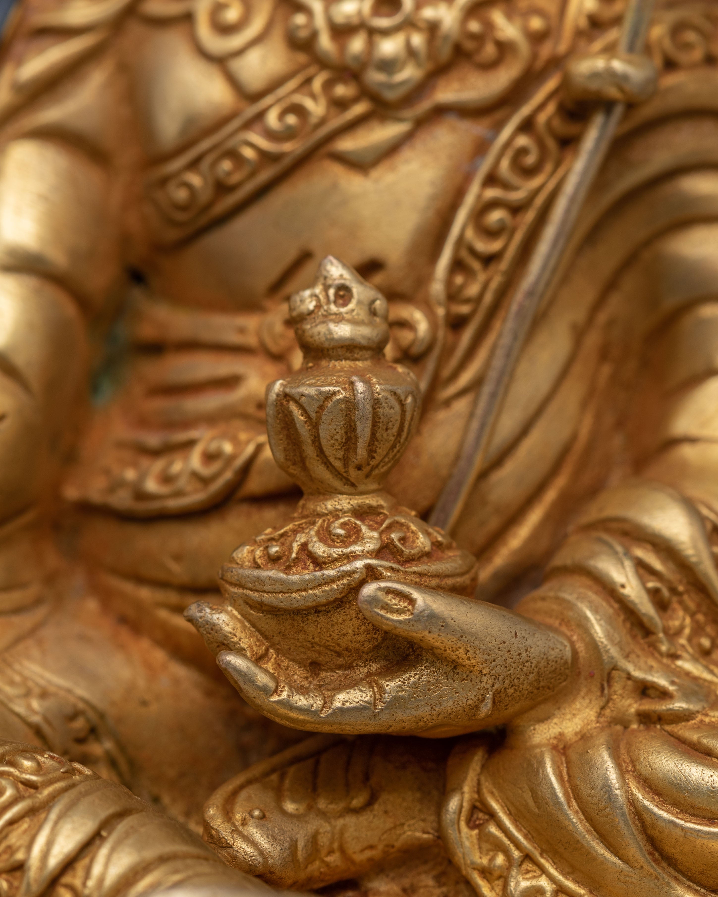 Handcrafted Guru Rinpoche Buddhist Statue