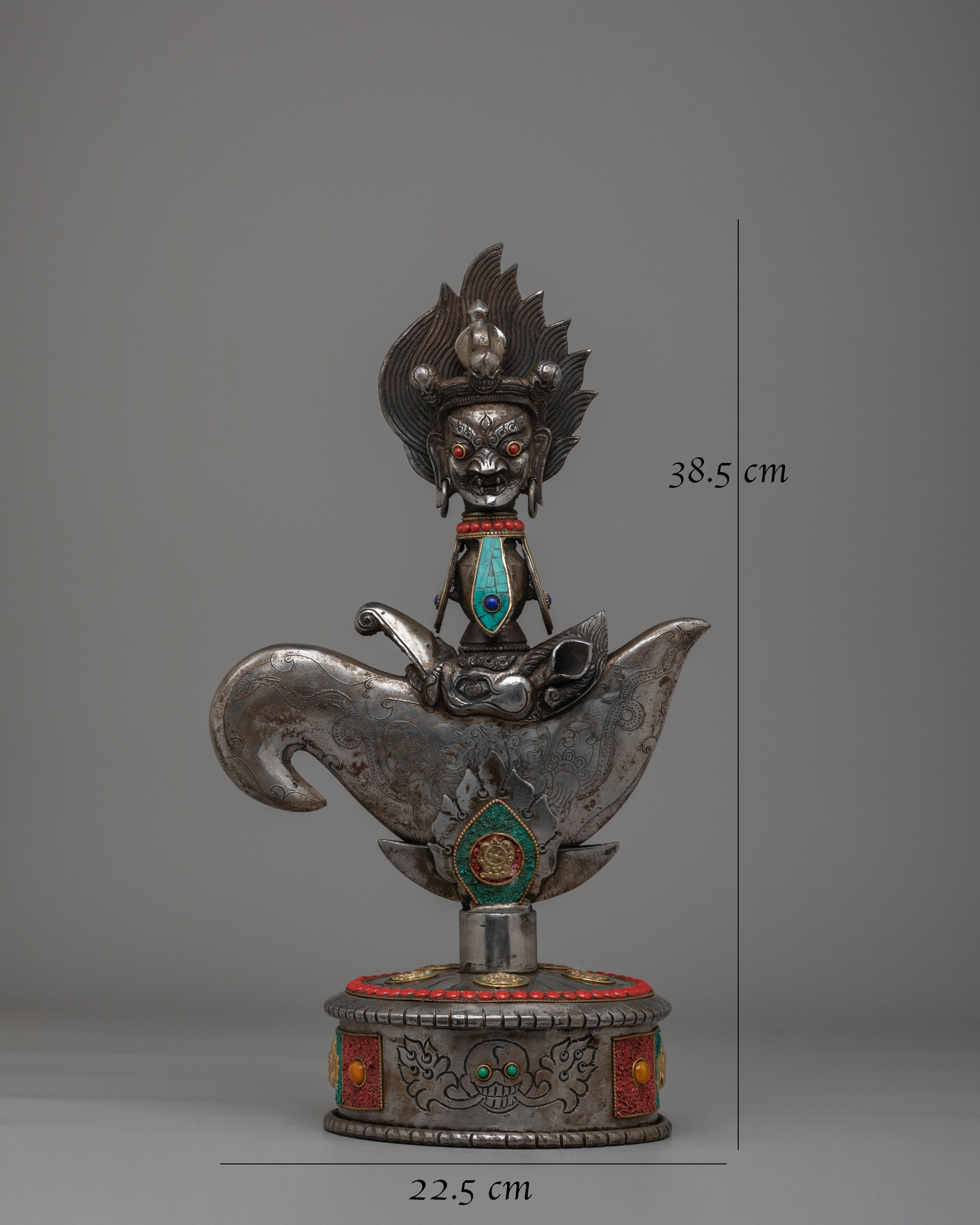 Handcrafted Ritual Kartika Knife | Traditional Vajrayana Offering Knife