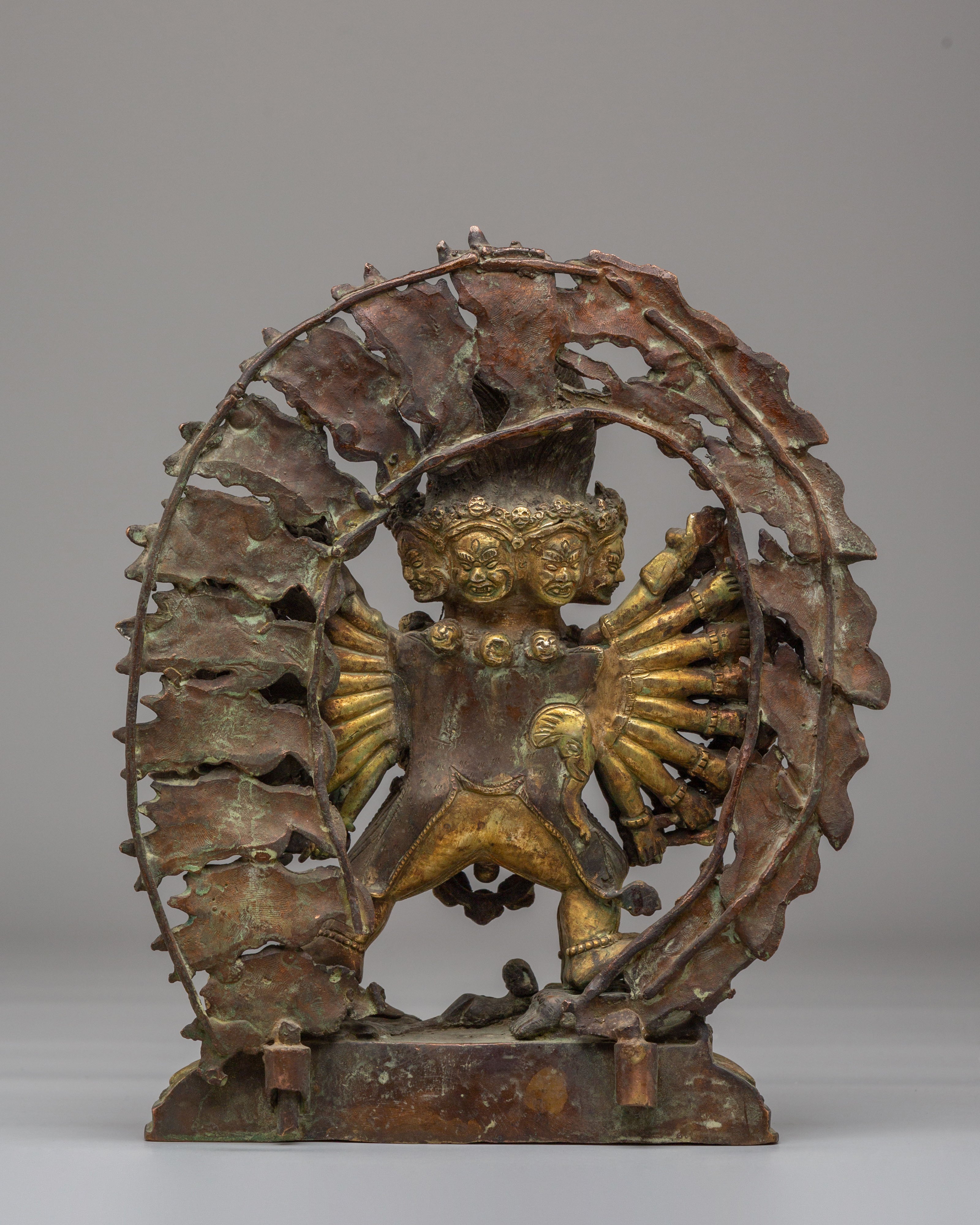 Sacred Yamantaka Deity Statue | Tibetan Buddhist Wrathful Deity