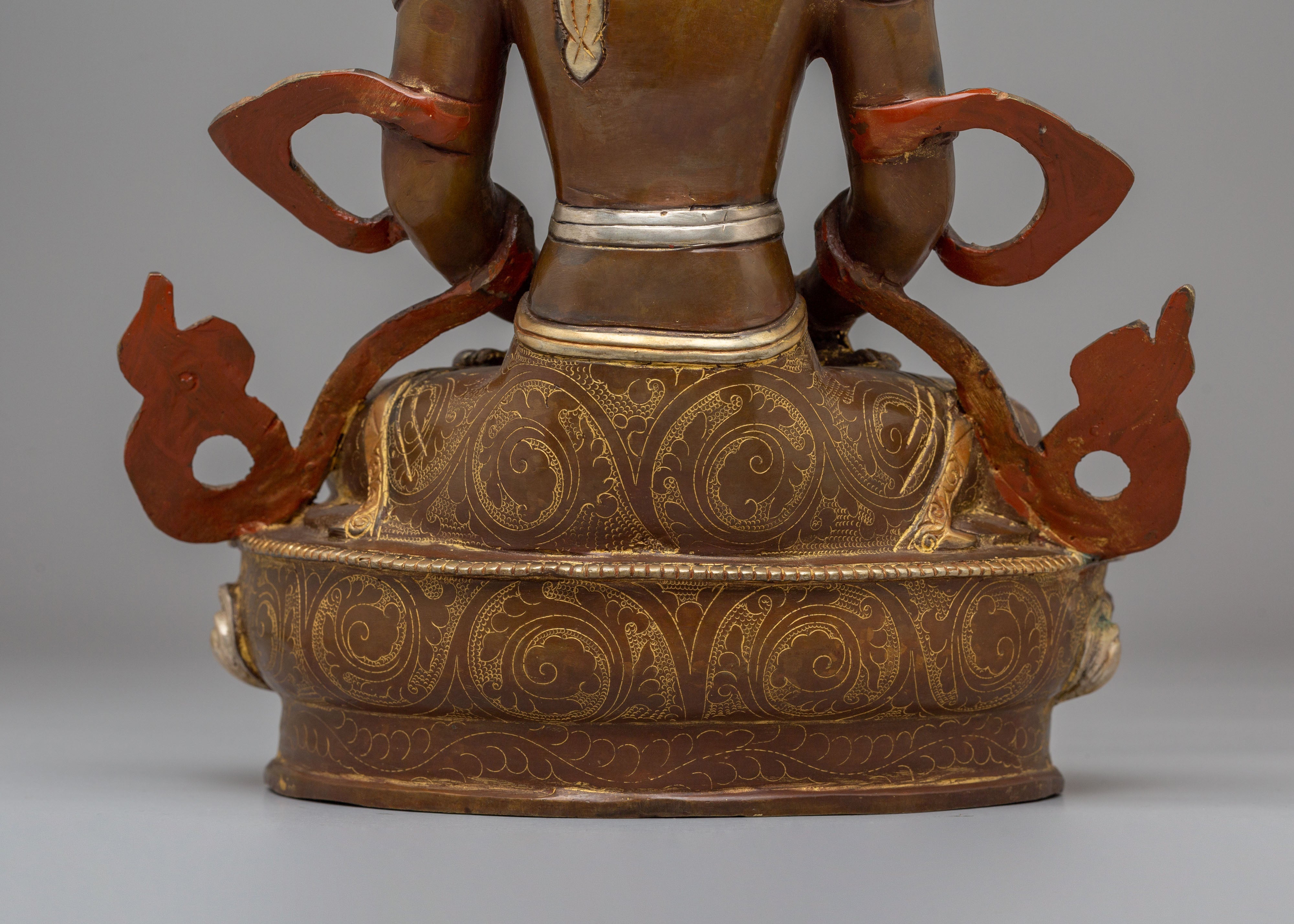 Amitayus Statue for Longevity | Handcrafted Tibetan Buddha Art