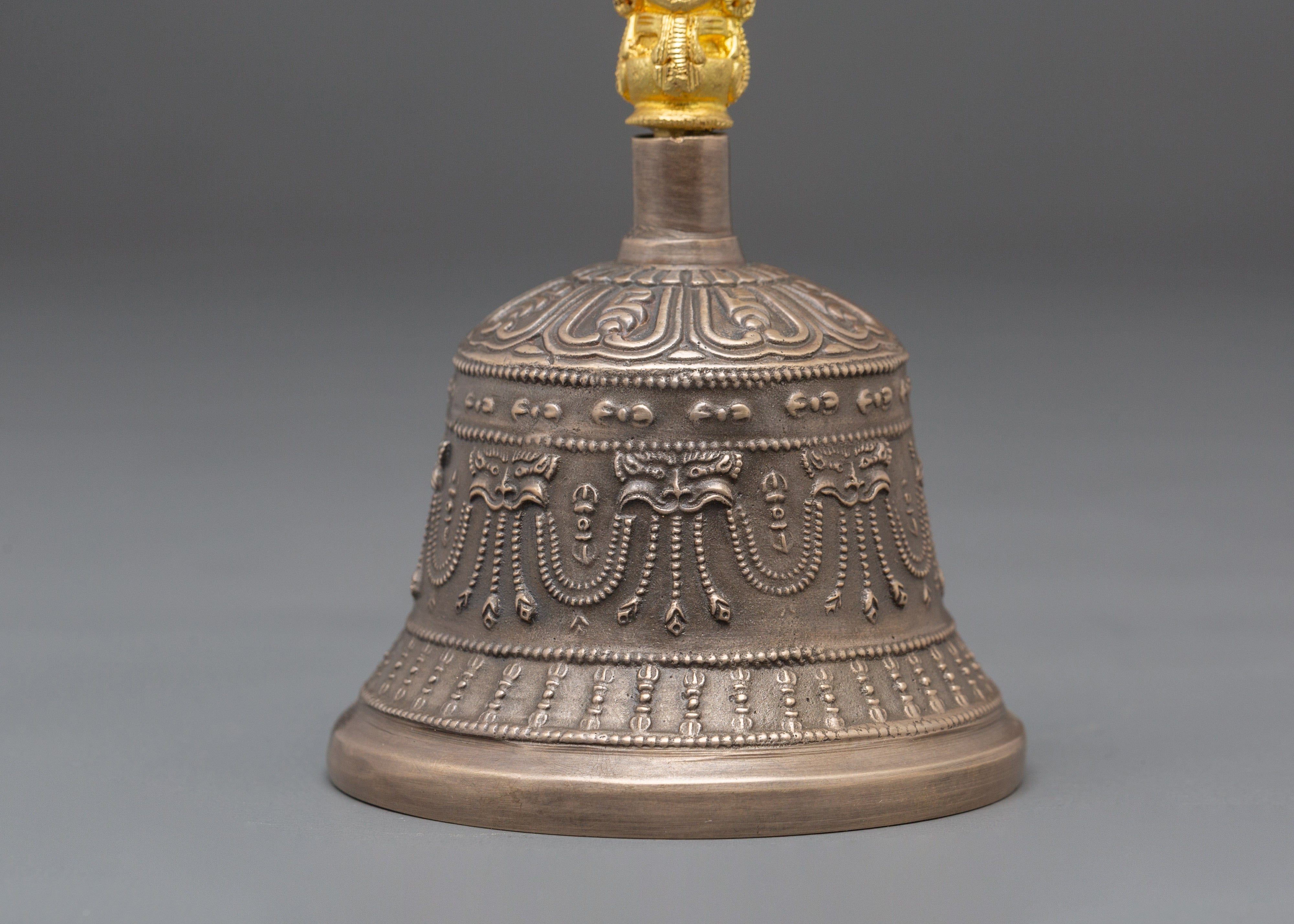 Handcrafted Bell and Vajra Set | Spiritual Tools for Rituals and Meditation