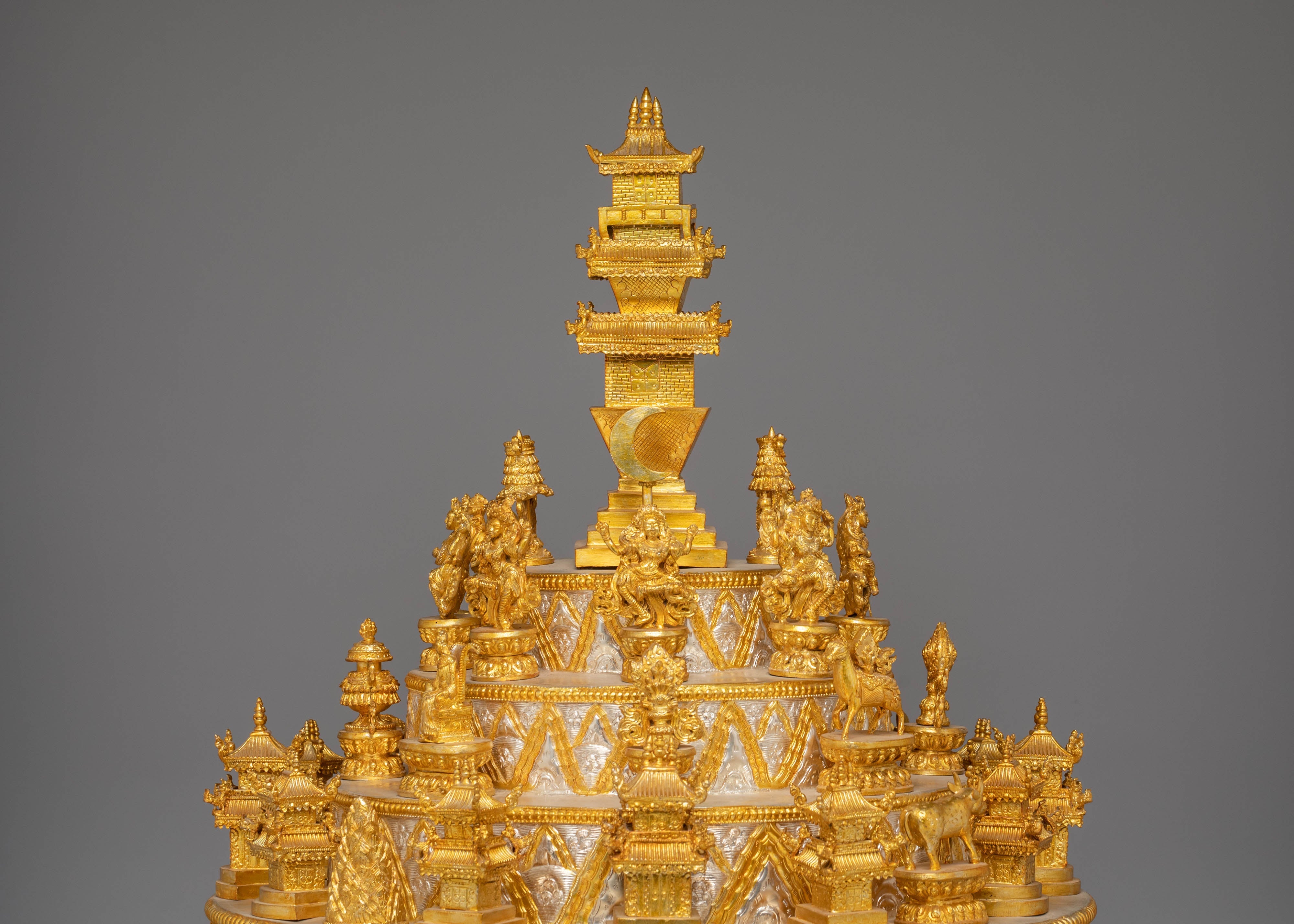 Handmade Electro Gold Plated Mandala for Rituals | Spiritual Art & Altar Decor